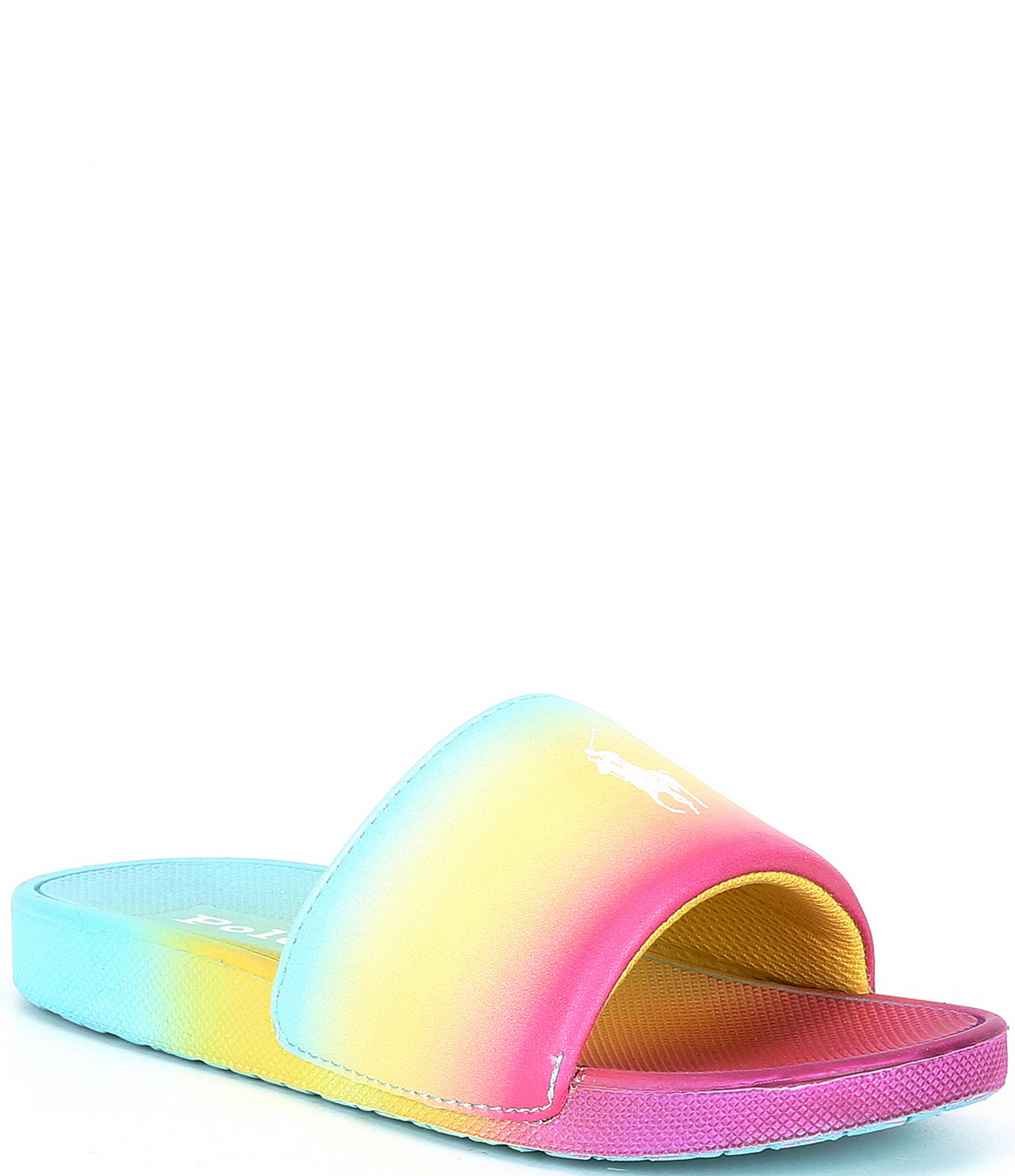 ralph lauren pink slides