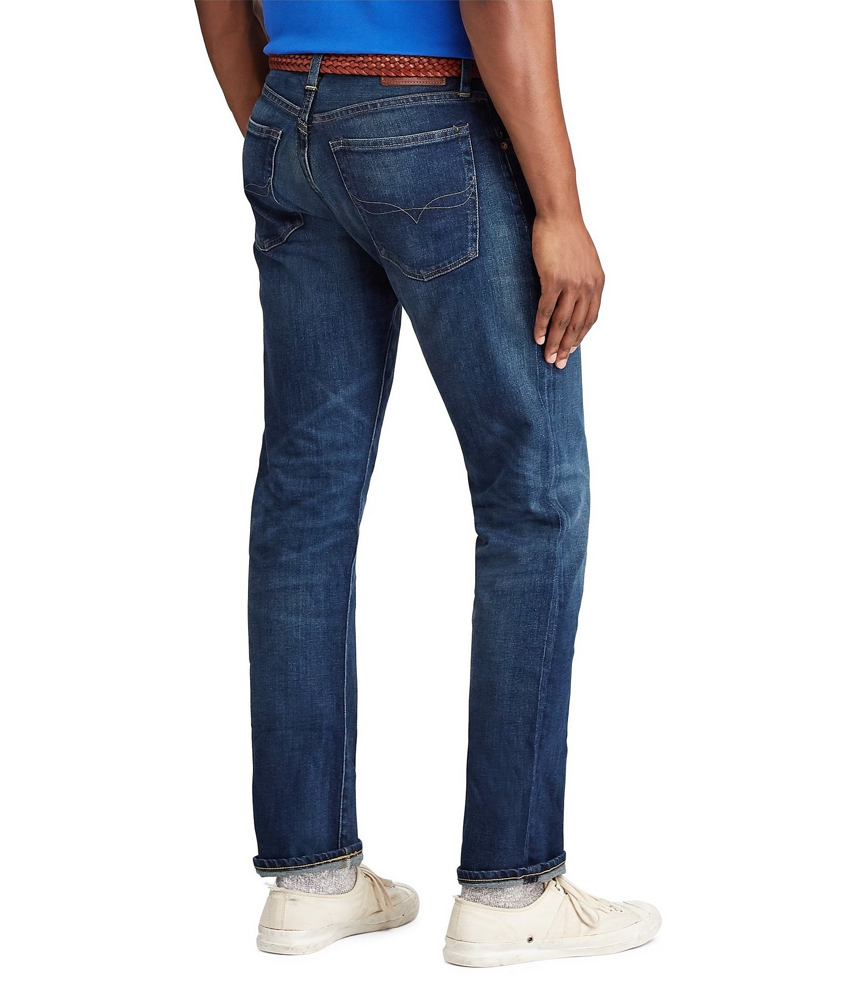 Polo Ralph Lauren Hampton Relaxed Straight-Fit Stretch Denim Jeans