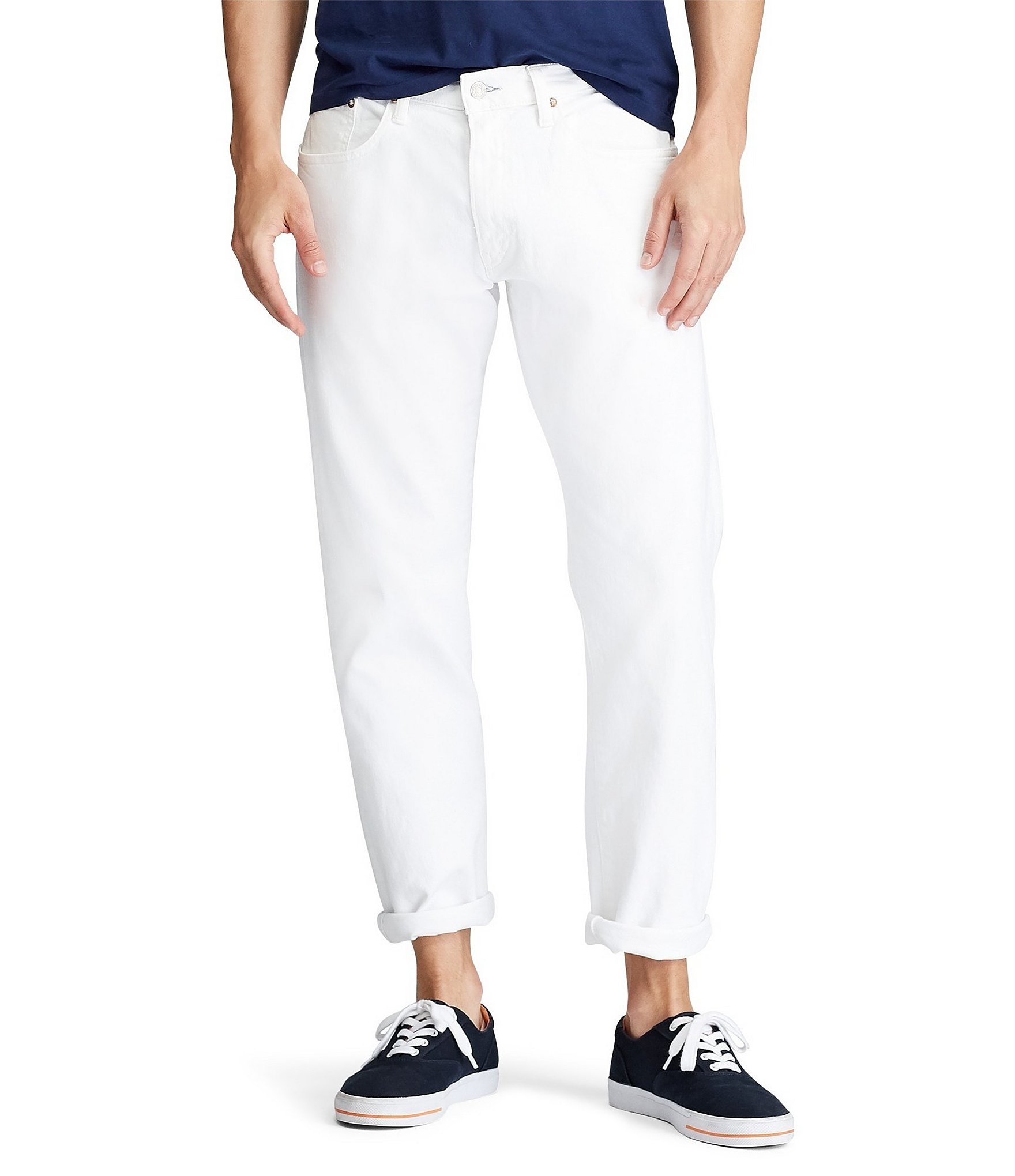 Polo Ralph Lauren Hampton Relaxed Straight-Fit Stretch Jeans | Dillard's