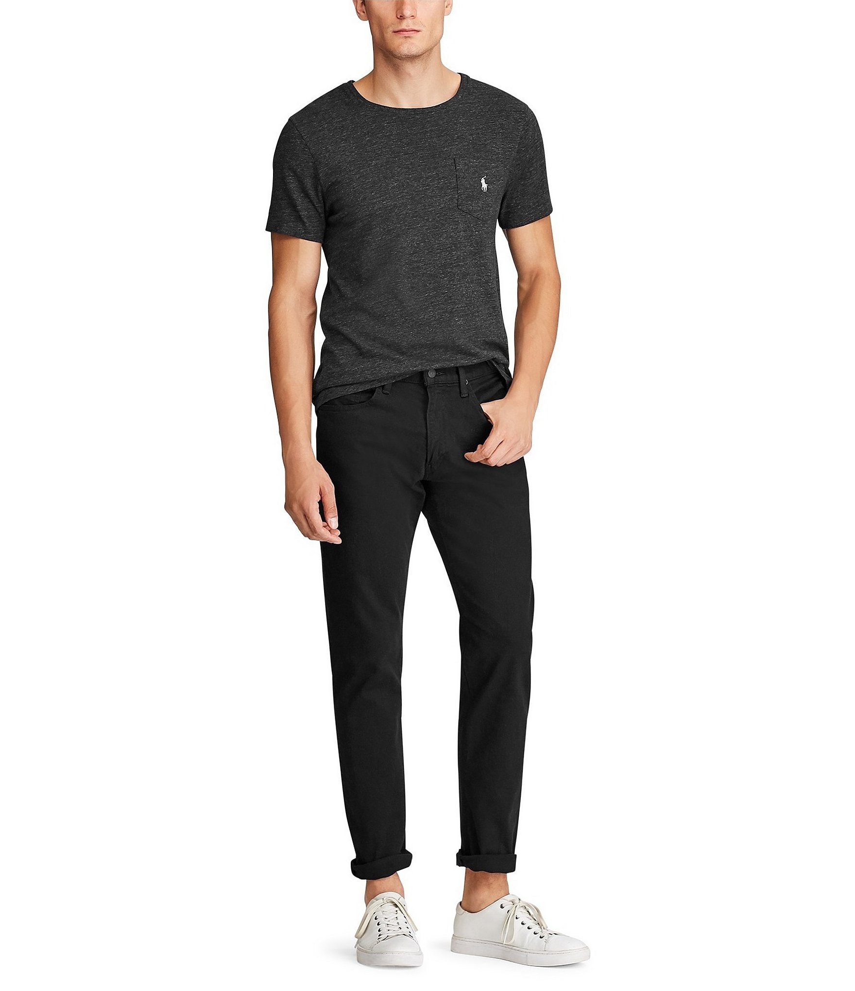 Polo Ralph Lauren Hampton Hudson Relaxed-Straight Stretch Jeans