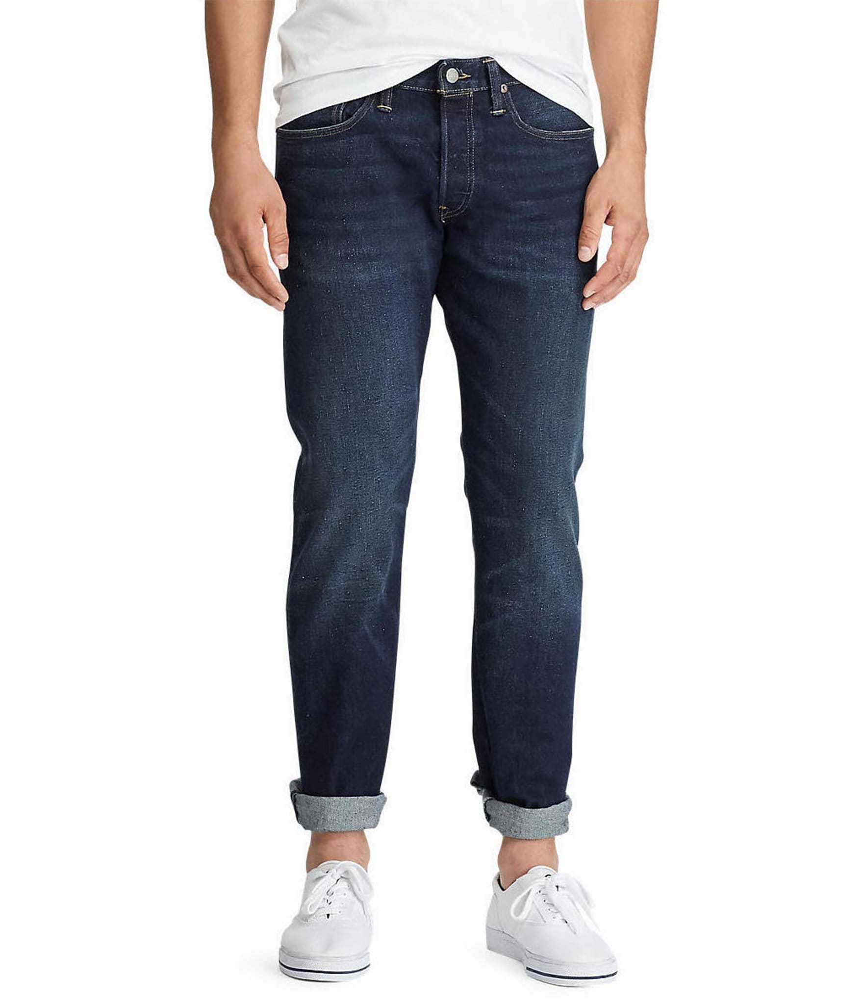 Polo Ralph Lauren Hampton Relaxed Straight Stretch Jeans | Dillard's