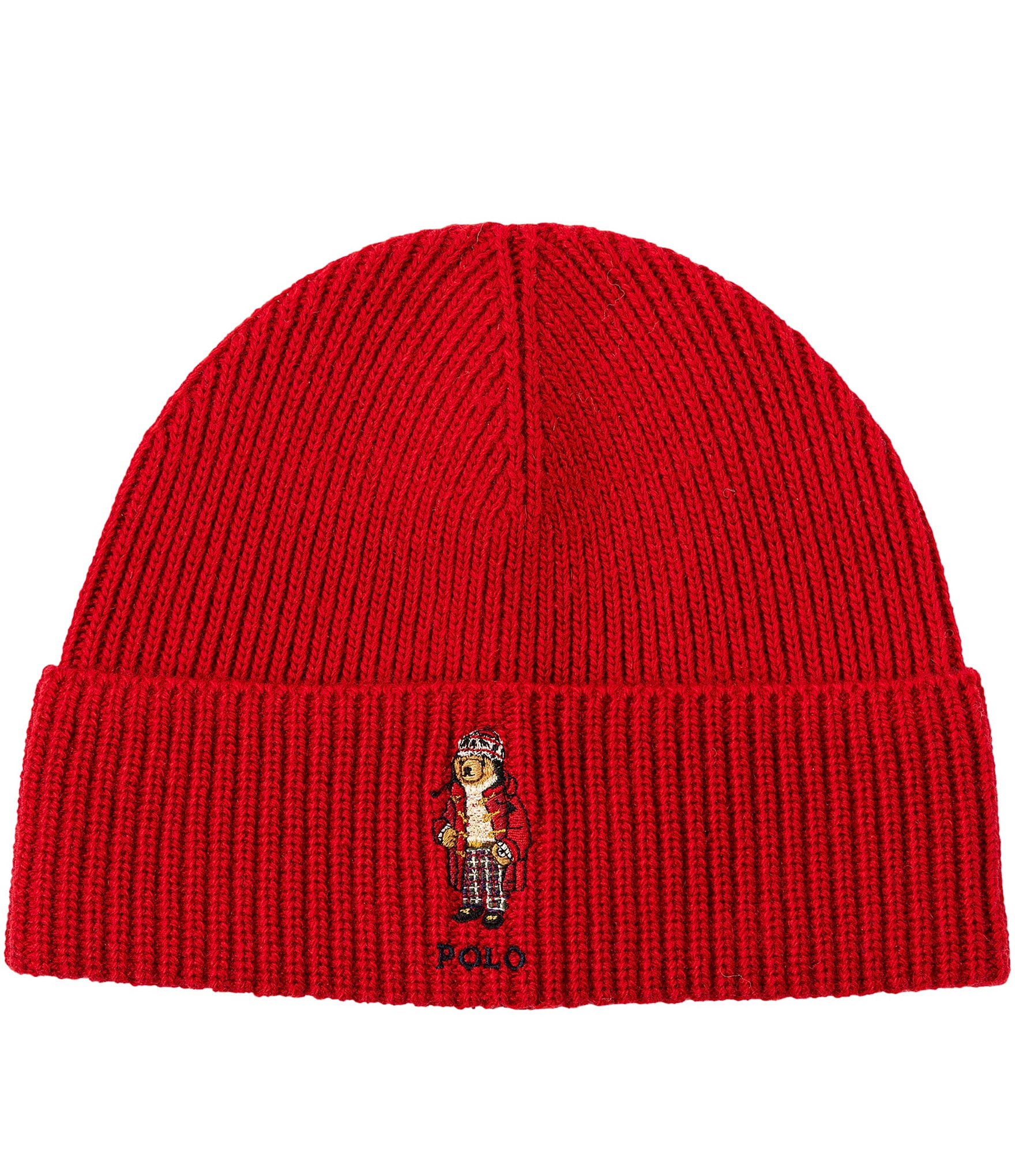 Polo Ralph Lauren Holiday Bear Wool Blend Beanie