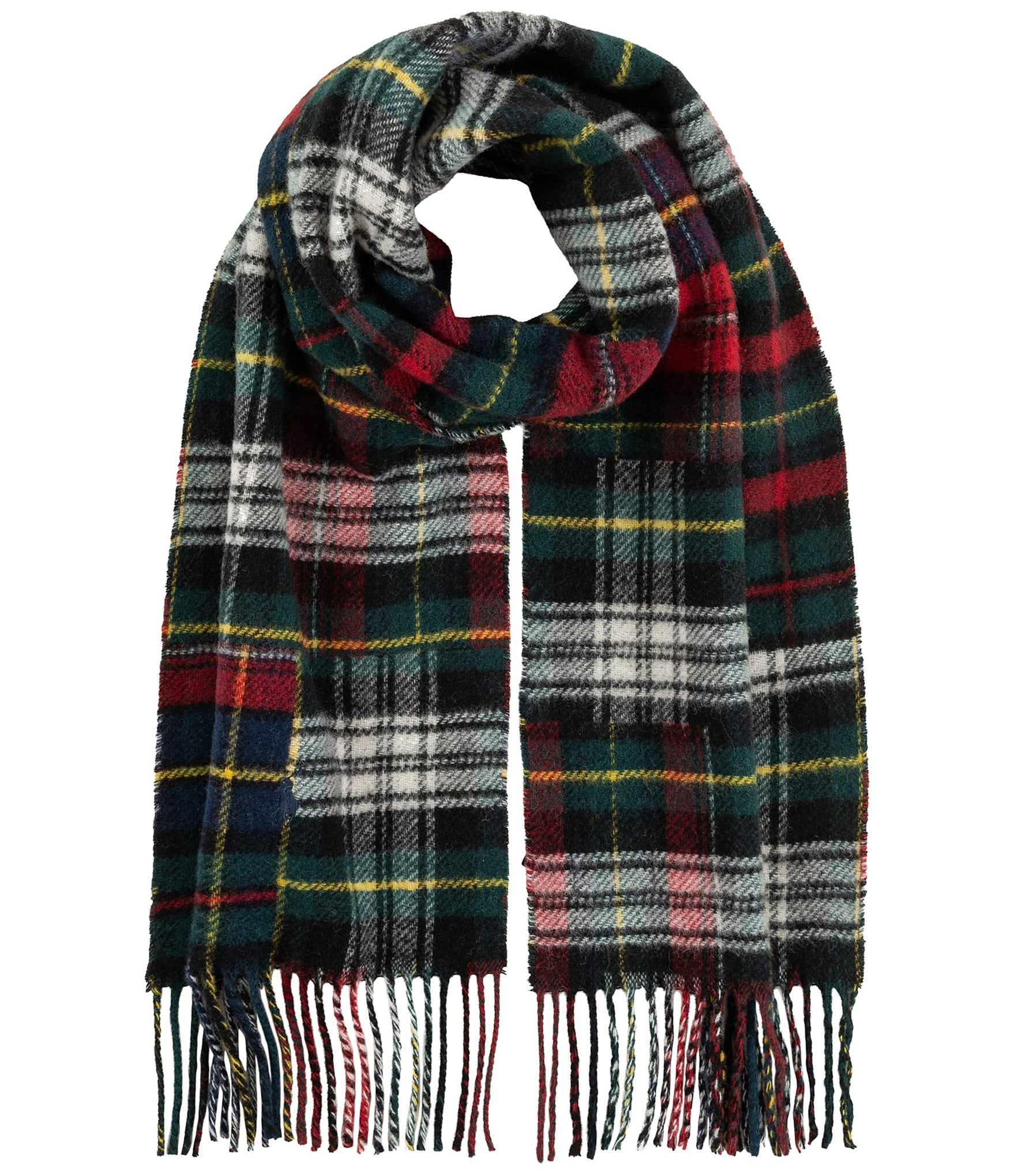 Polo Ralph Lauren Holiday Patchwork Wool-Rich Scarf