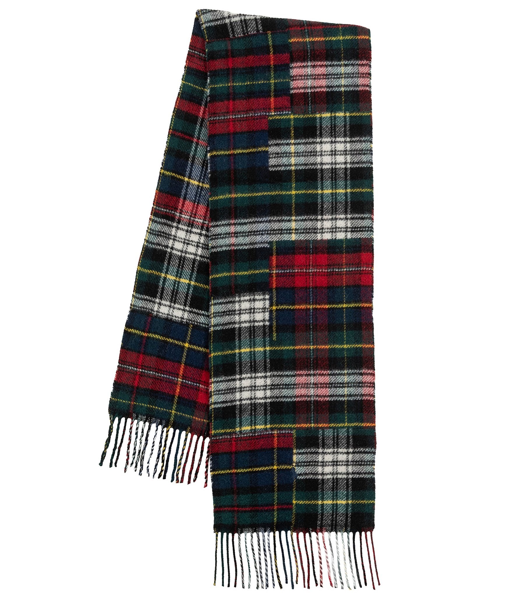 Polo Ralph Lauren Holiday Patchwork Wool-Rich Scarf