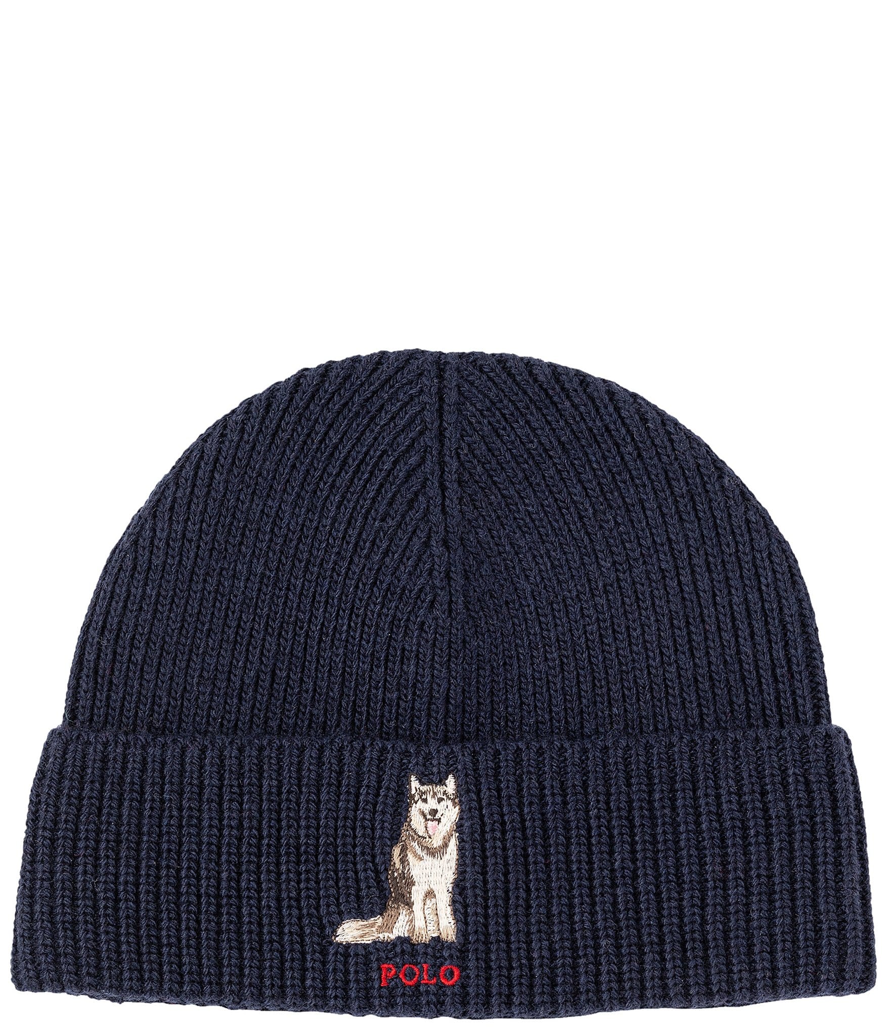Polo Ralph Lauren Husky Dog Beanie