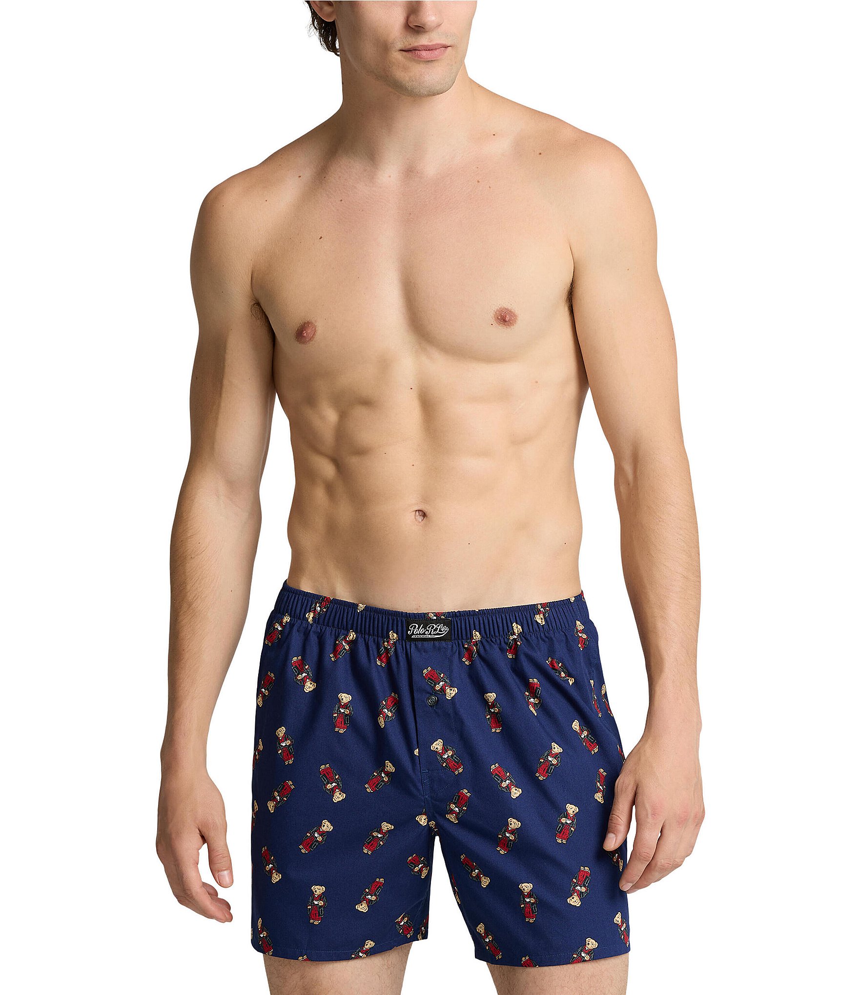 Polo Ralph Lauren Iconic Bear Printed Woven Boxer Briefs Dillard s