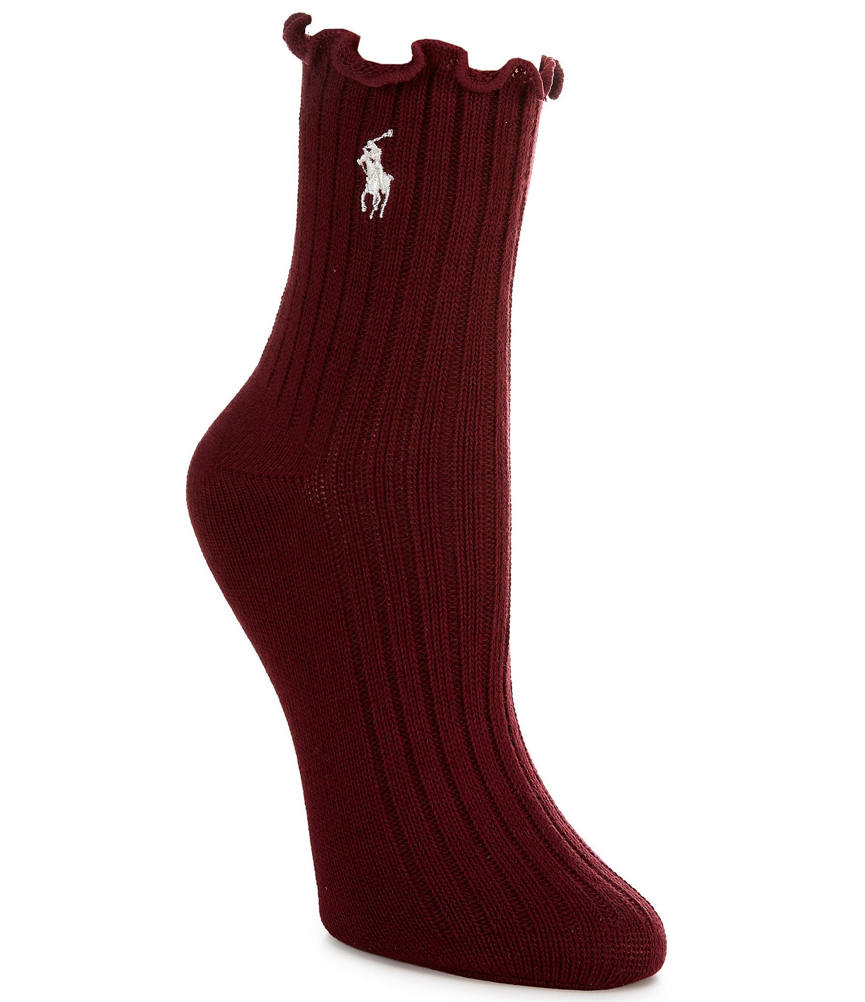 Polo Ralph Lauren Lettuce Edge Ankle Socks