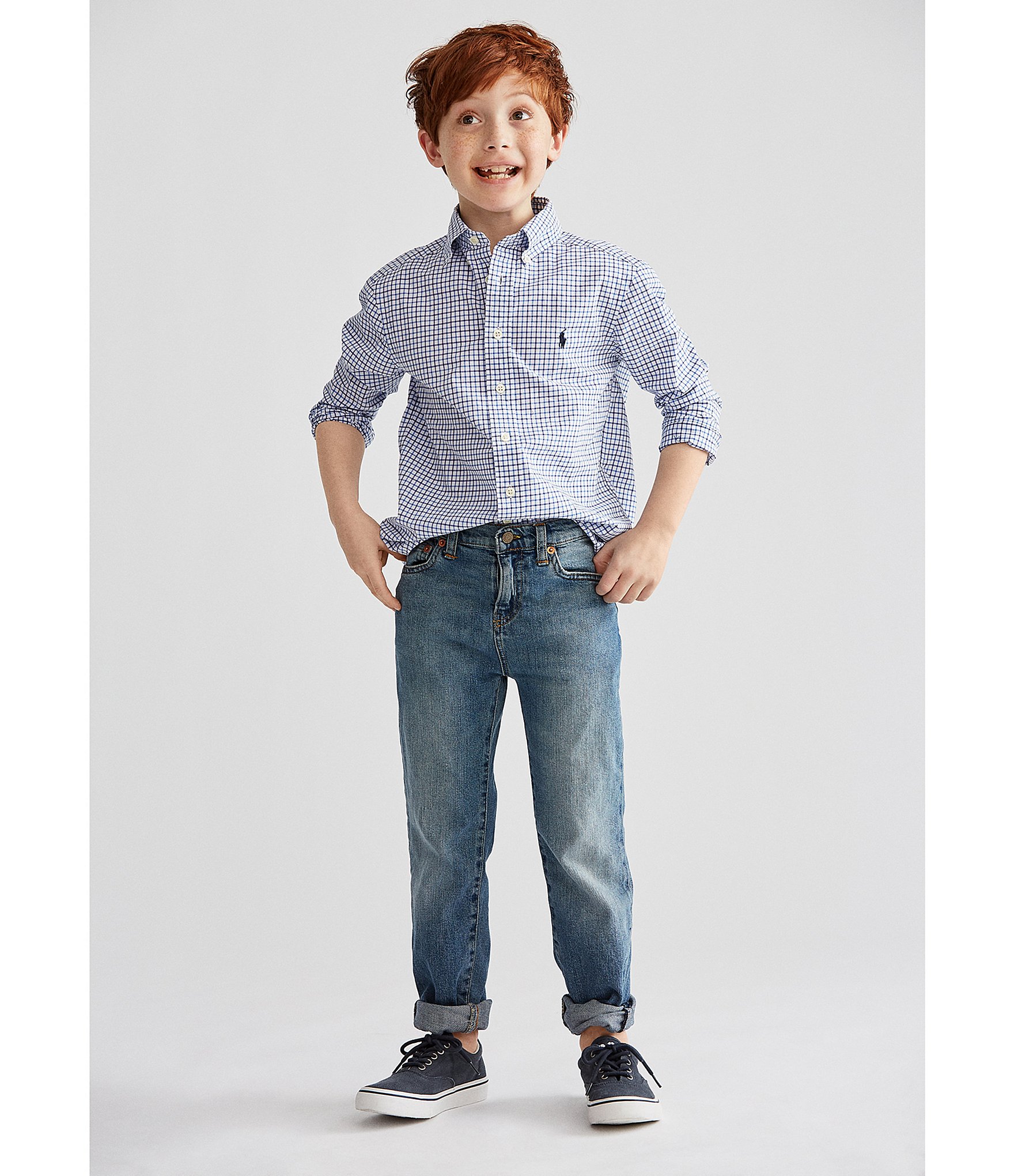 Polo Ralph Lauren Little Boys 2T-7 Hampton Straight Denim Jeans