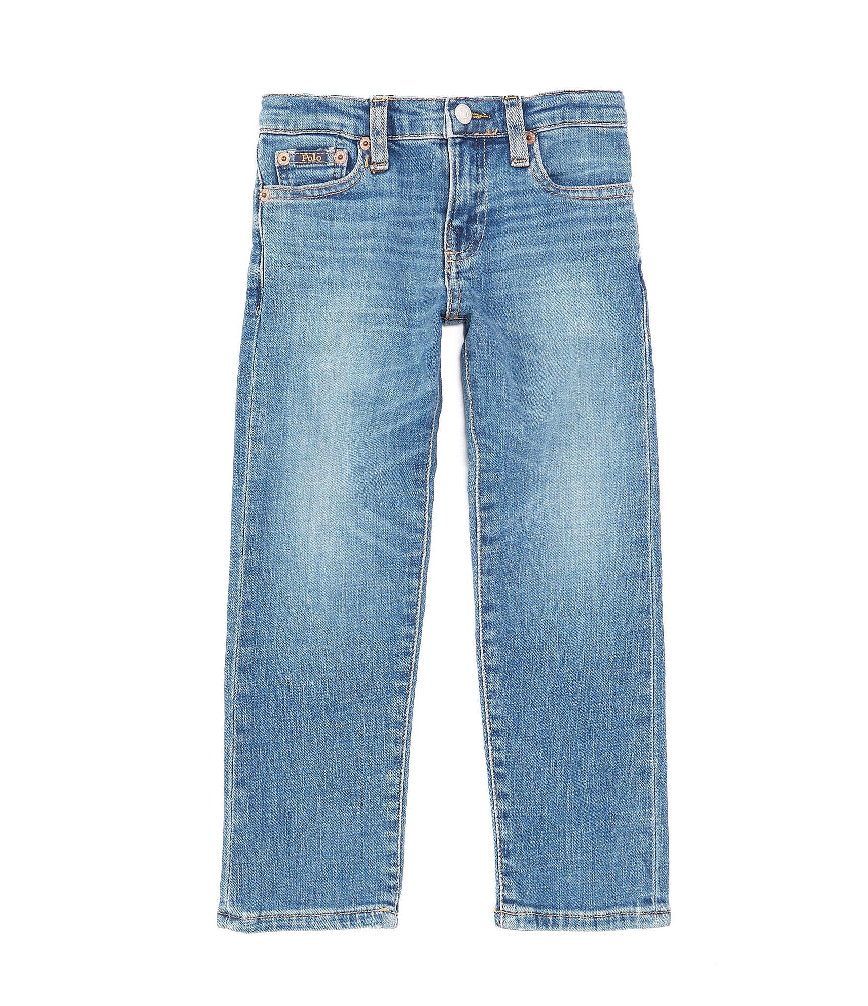 Polo Ralph Lauren Little Boys 2T-7 Hampton Straight Stretch Denim Jeans ...