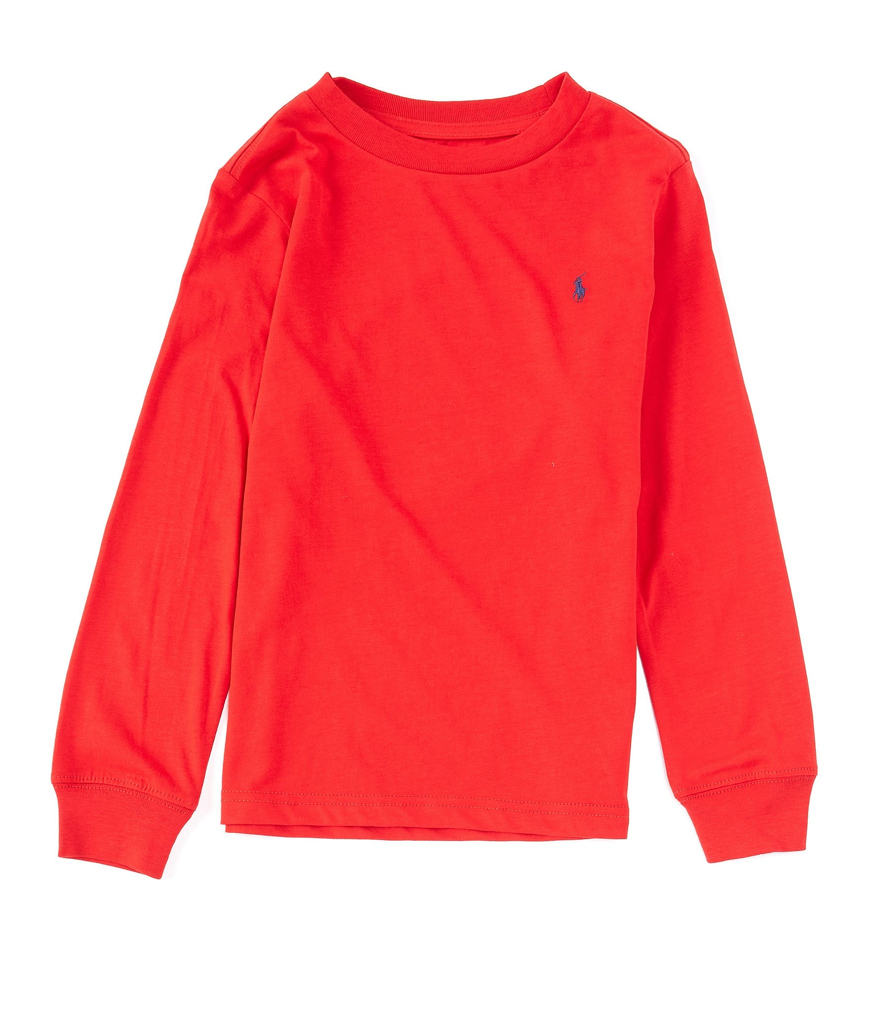 Polo Ralph Lauren Little Boys 2T-7 Jersey Crew Neck Long Sleeve T-Shirt