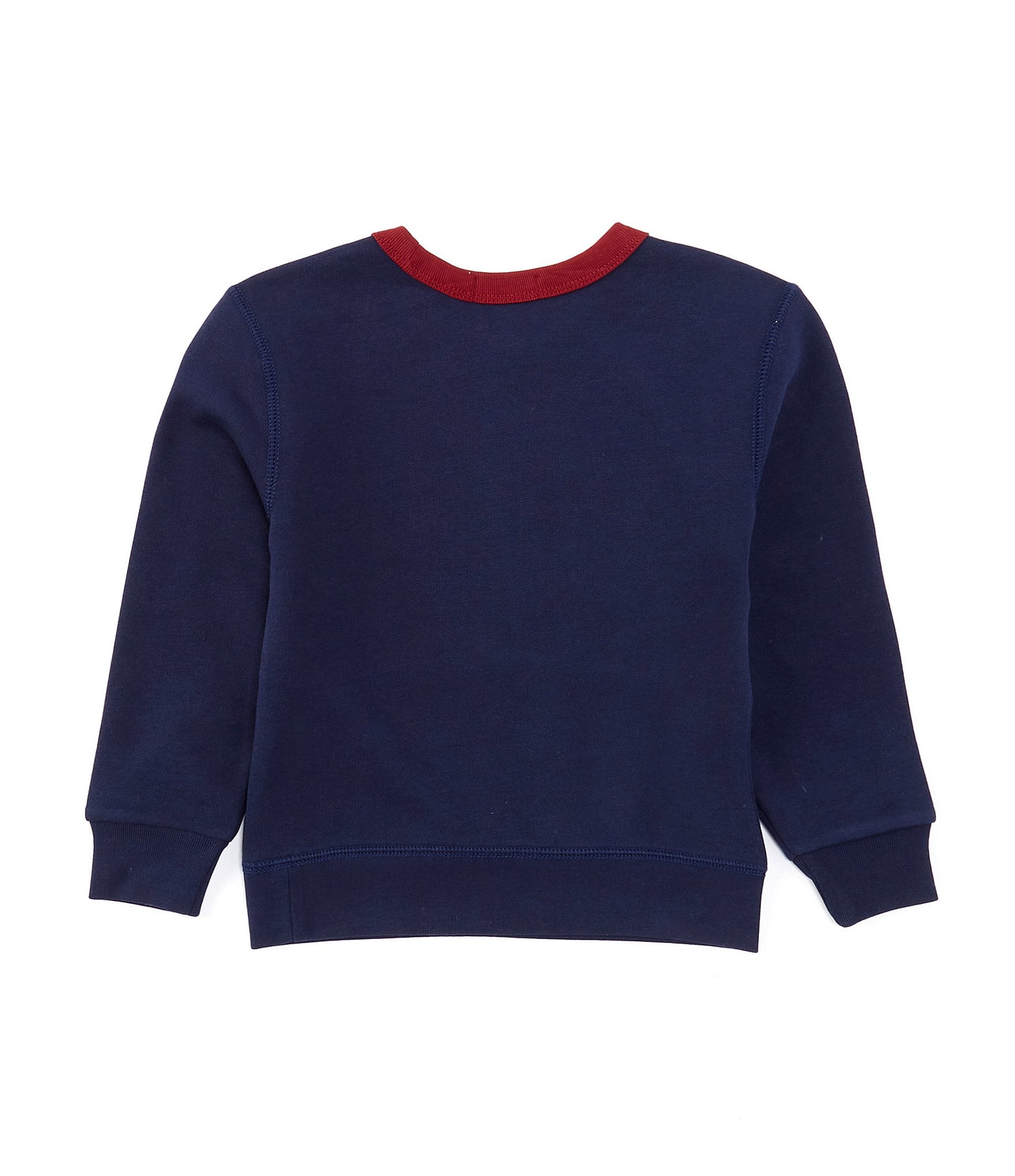 Polo Ralph Lauren Little Boys 2T-7 Long Sleeve Corduroy Logo Fleece Sweatshirt