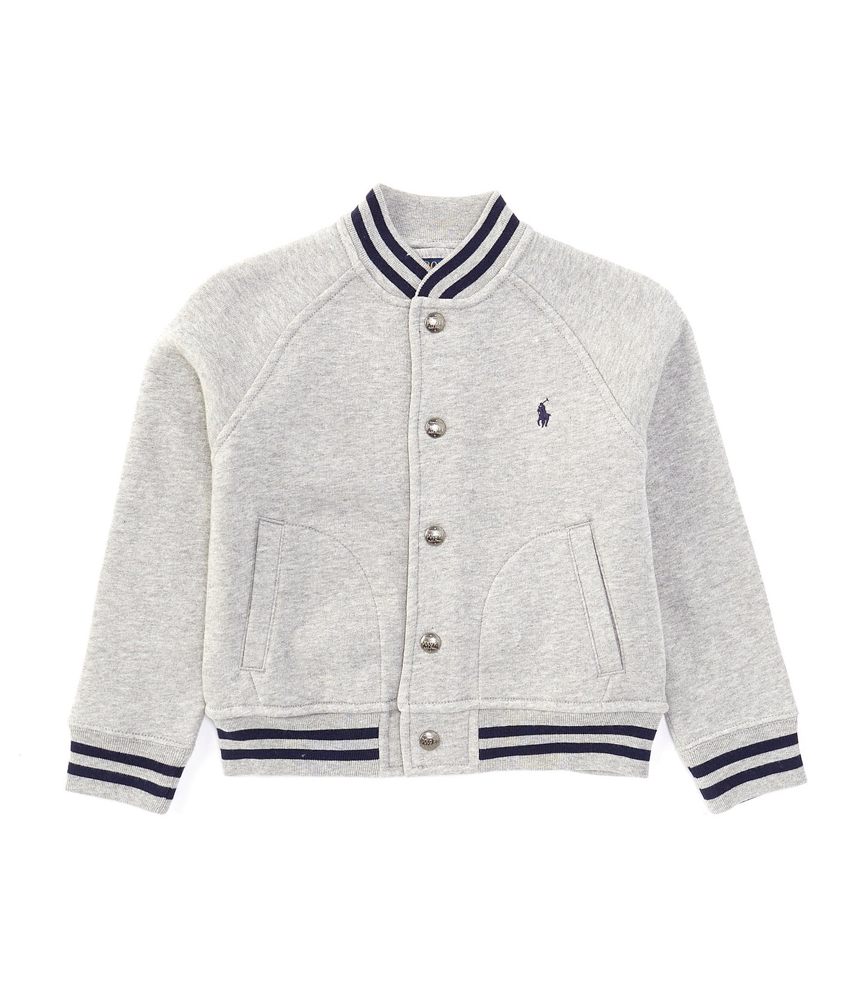 Polo Ralph Lauren Little Boys 2T-7 Long Sleeve Fleece Baseball Jacket