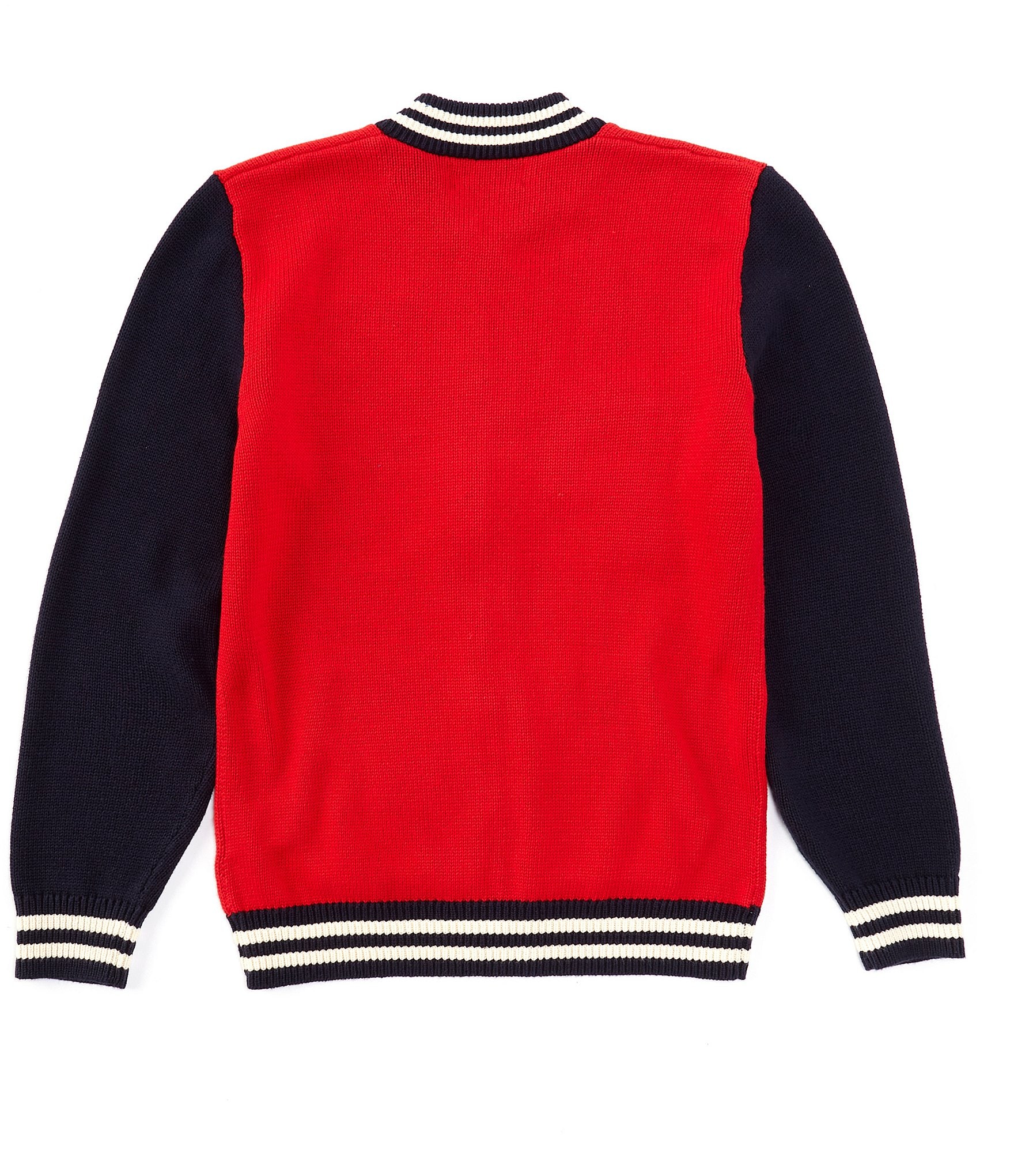 Polo Ralph Lauren Little Boys 2T-7 Long Sleeve Letterman Sweater