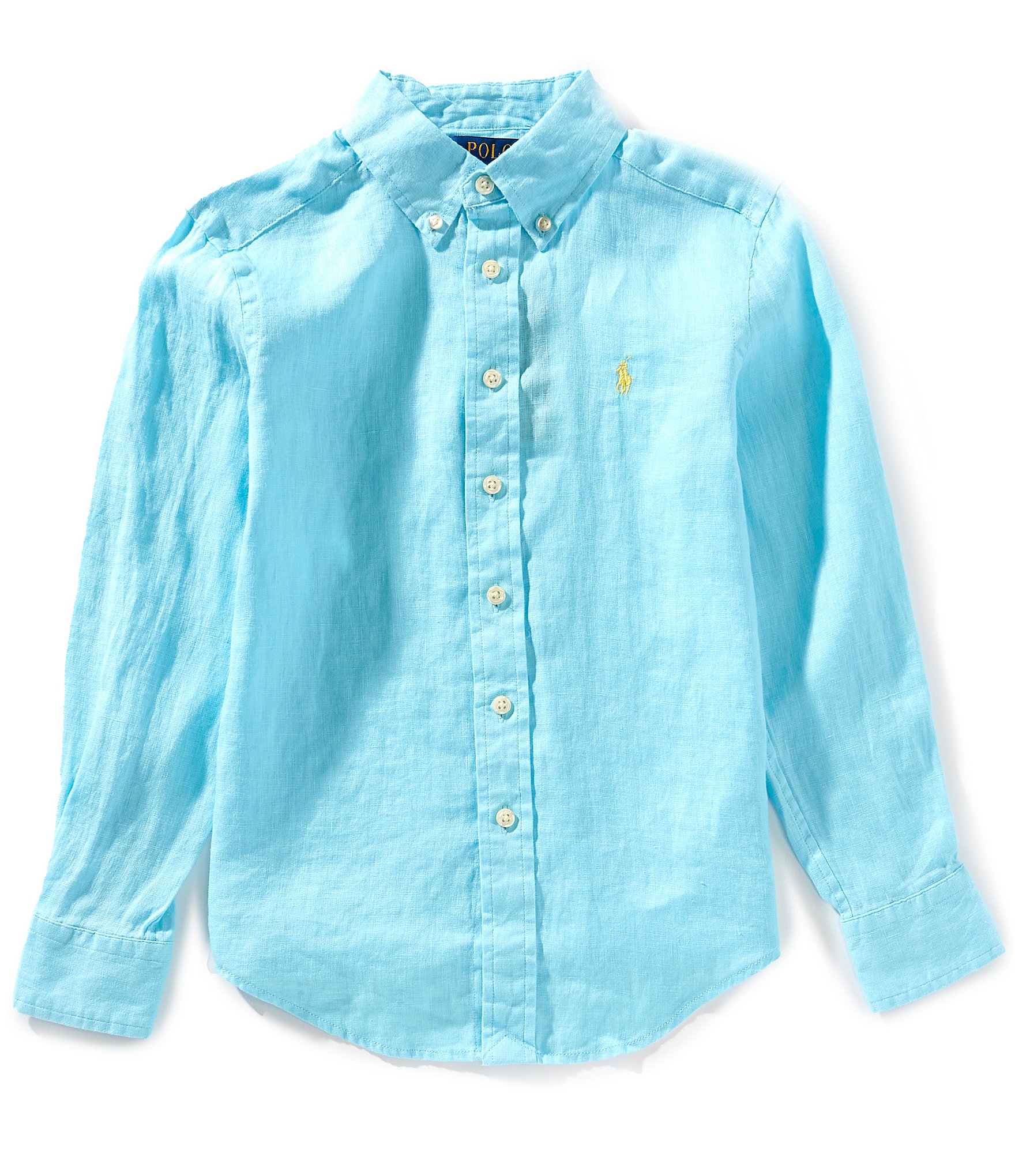 Polo Ralph Lauren Little Boys Long Sleeve Linen Shirt