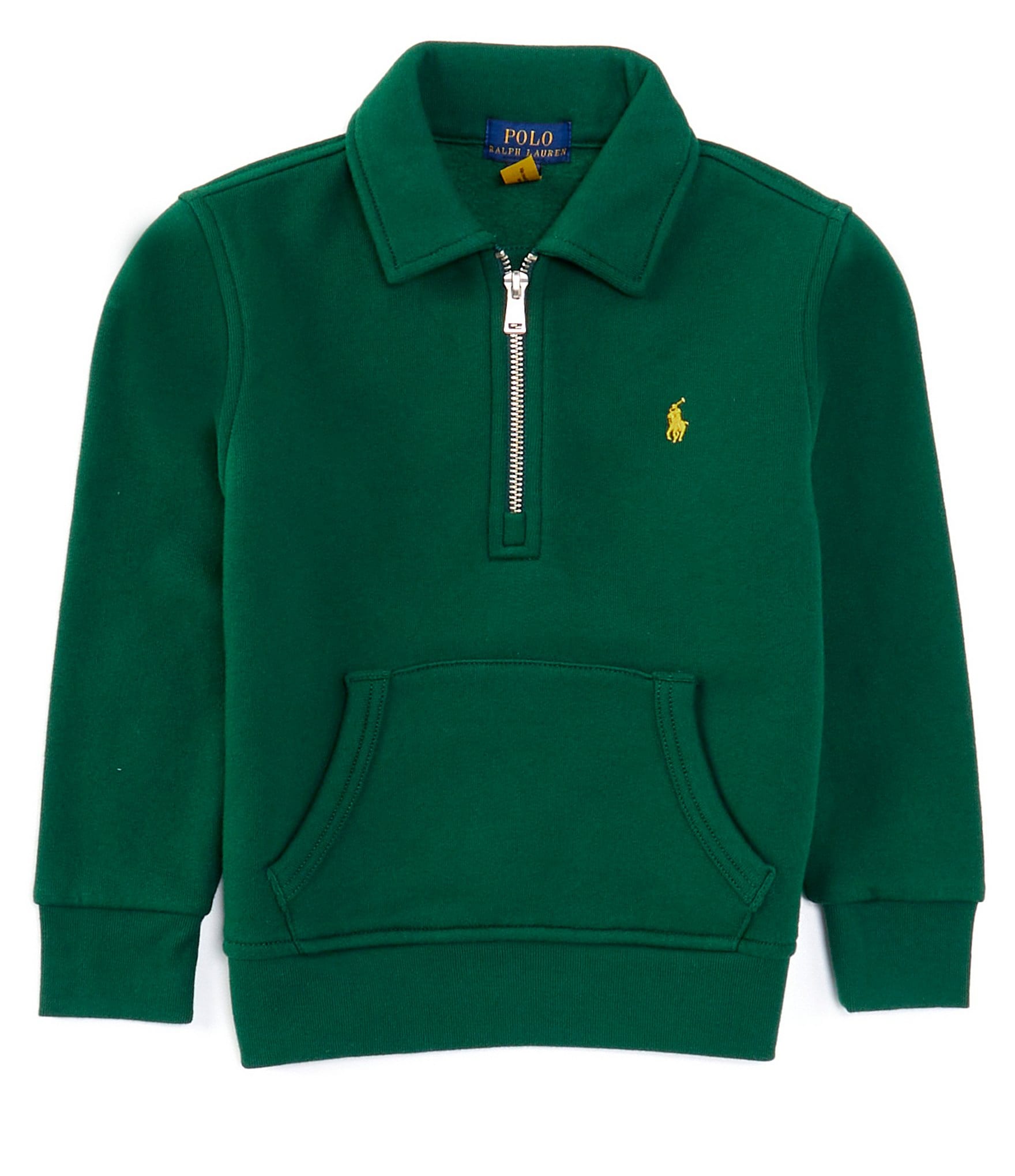 Polo Ralph Lauren Little Boys 2T-7 Long Sleeve Quarter-Zip Fleece Pullover