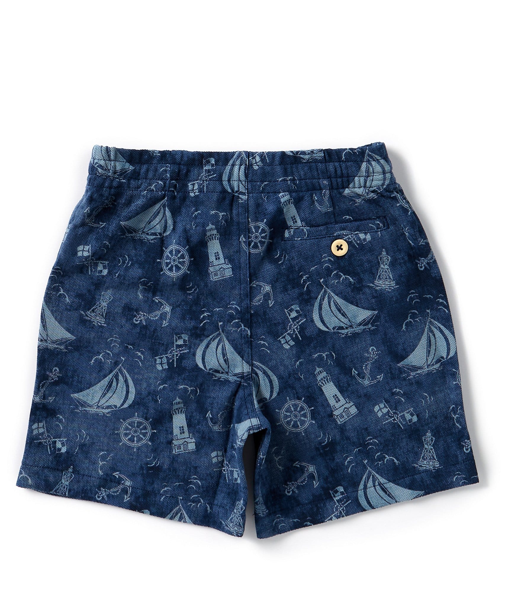 Polo Ralph Lauren Little Boys 2T-7 Nautical Print Mesh Shorts