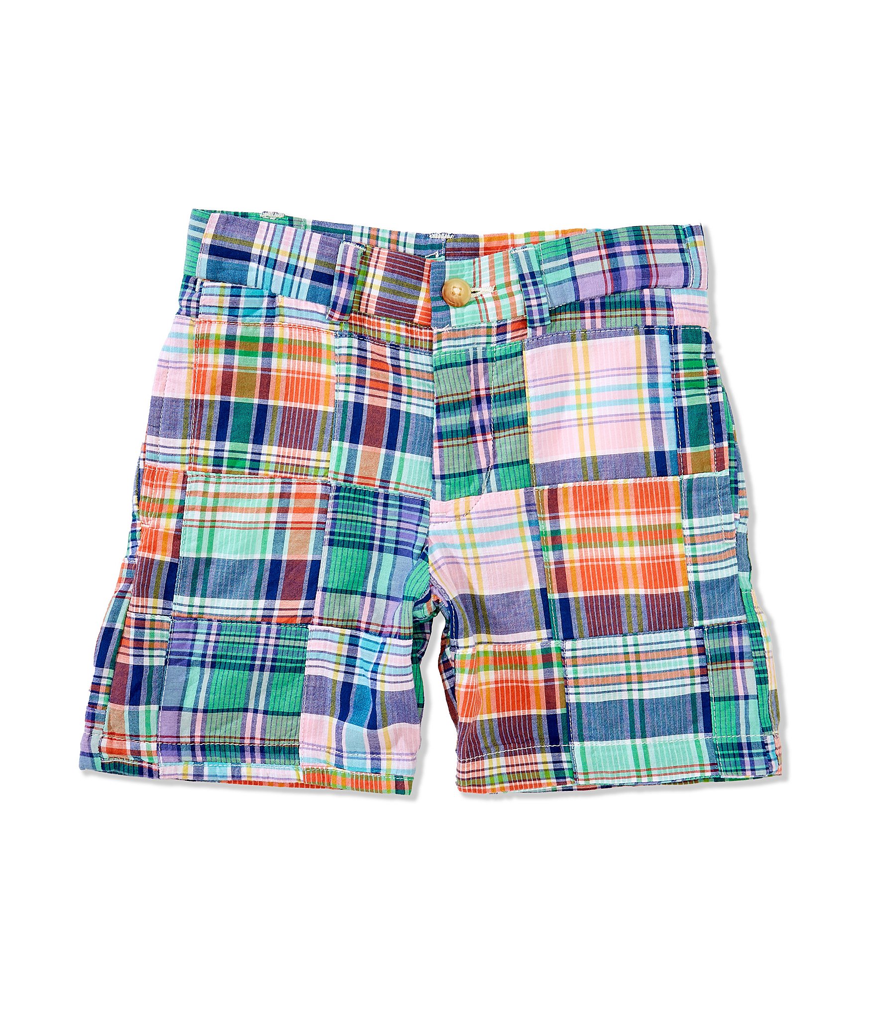 Polo Ralph Lauren Little Boys 2T-7 Patchwork Madras Shorts