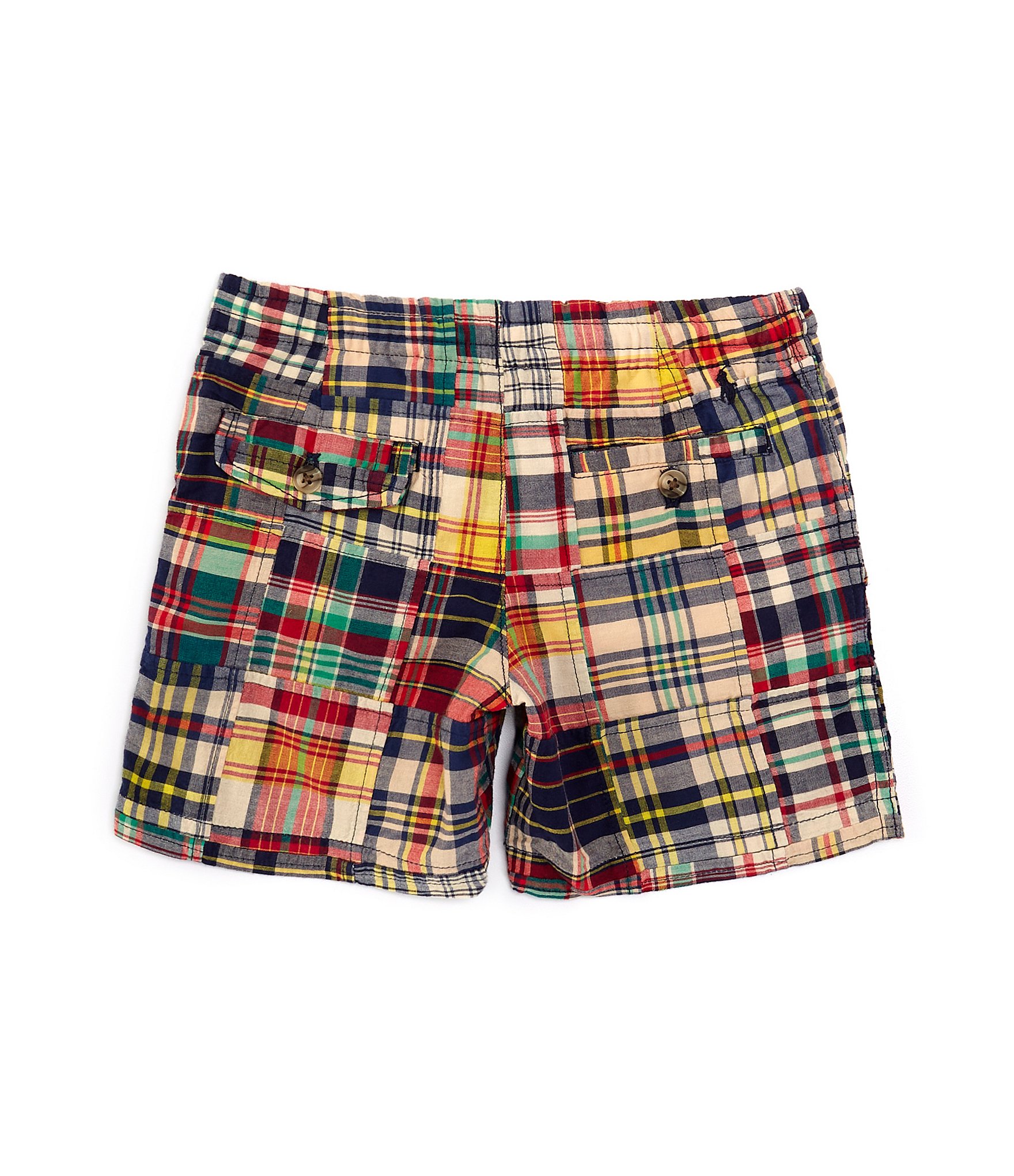 Polo Ralph Lauren Little Boys 2T-7 Prepster Patchwork Madras Shorts