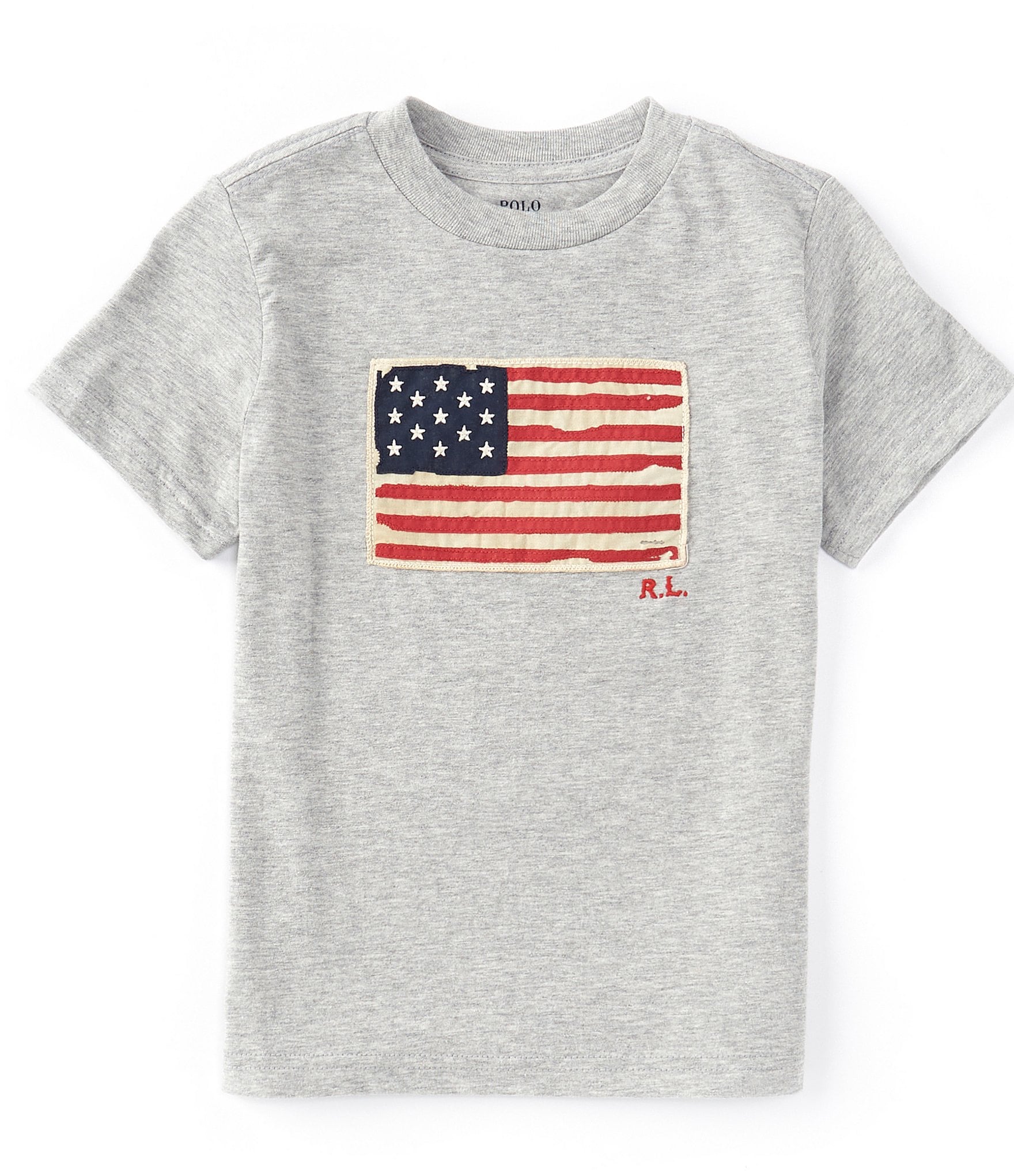 Polo Ralph Lauren Little Boys 2T-7 Short Sleeve Americana Flag Jersey ...