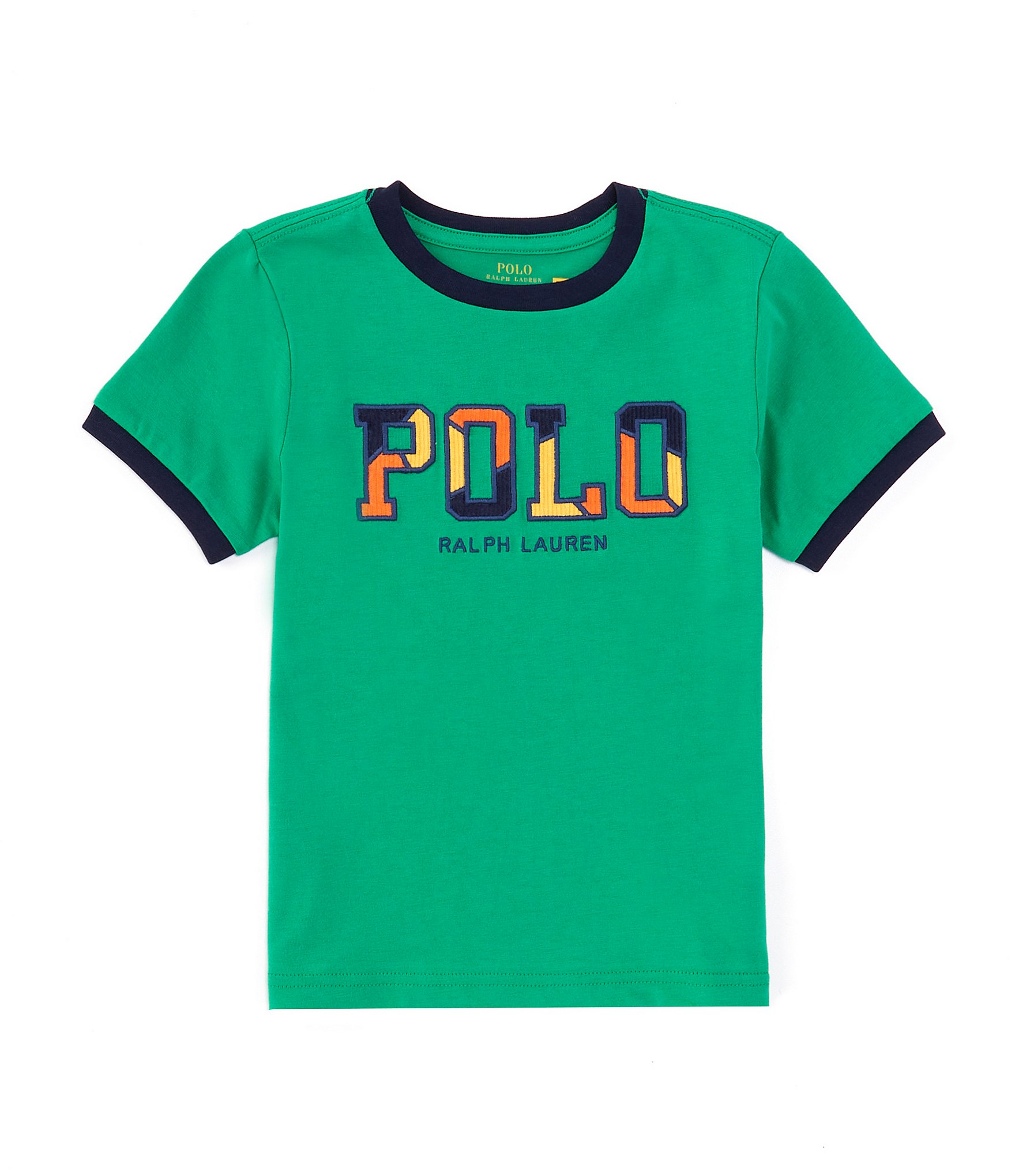 Polo Ralph Lauren Little Boys 2T-7 Short Sleeve Corduroy Logo Jersey T-Shirt