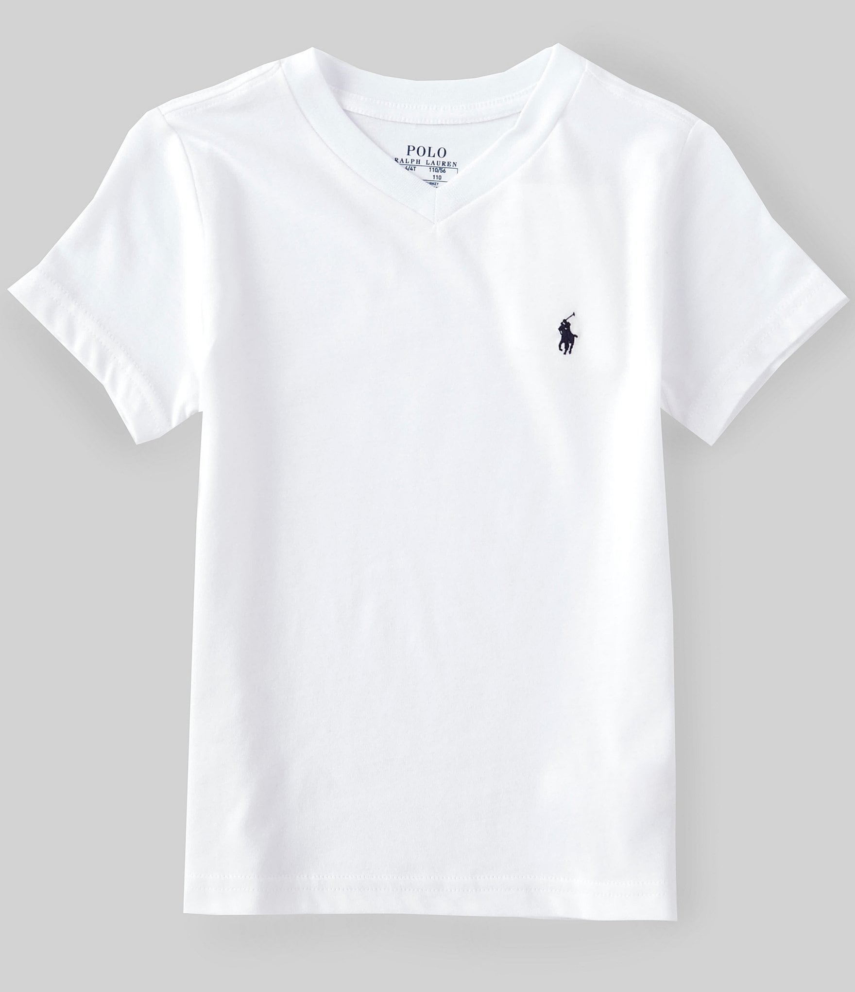 Boys white ralph hotsell lauren tshirt