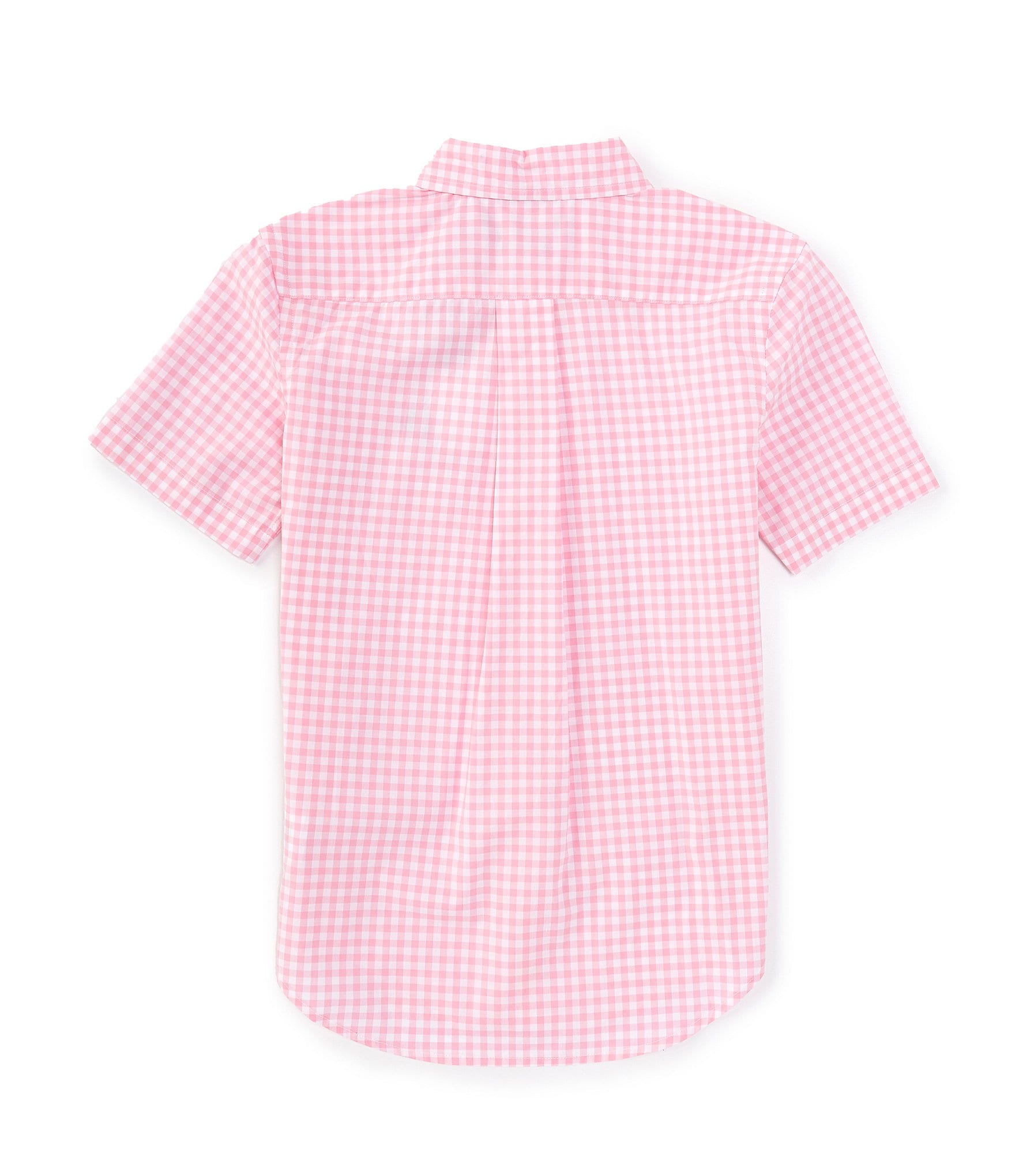 Polo Ralph Lauren Little Boys 2T-7 Short-Sleeve Gingham Poplin Shirt