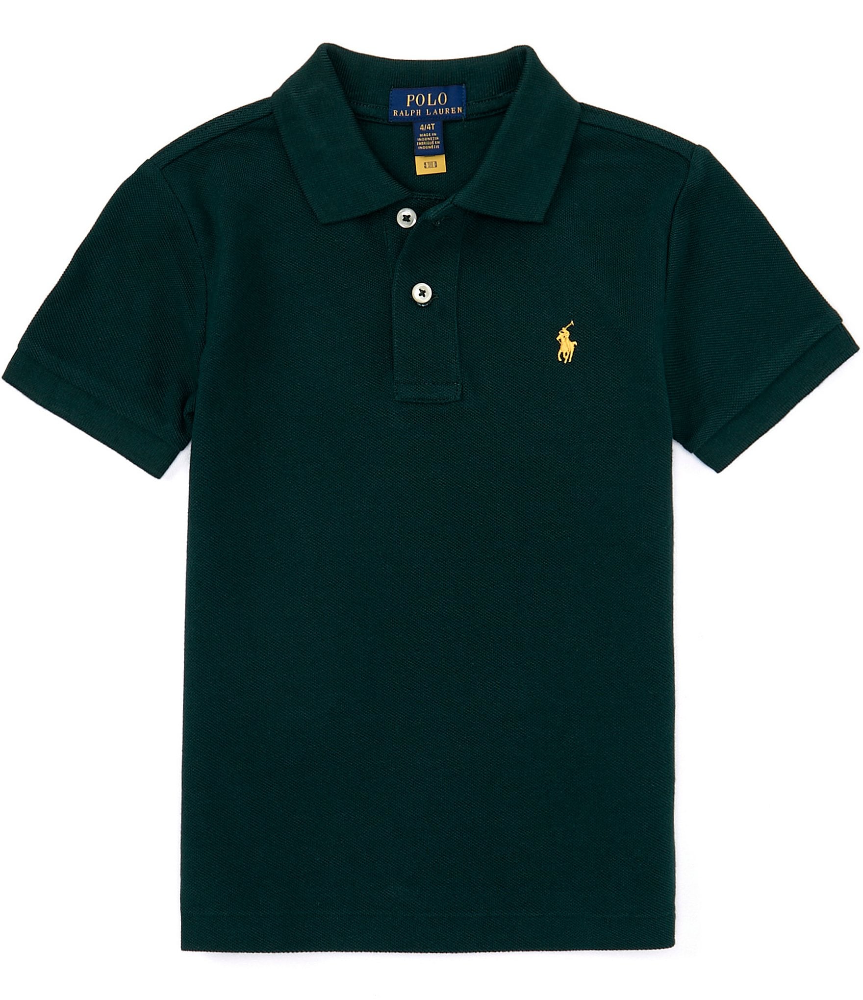 Polo Ralph Lauren Little Boys 2T-7 Short Sleeve Iconic Mesh Polo Shirt