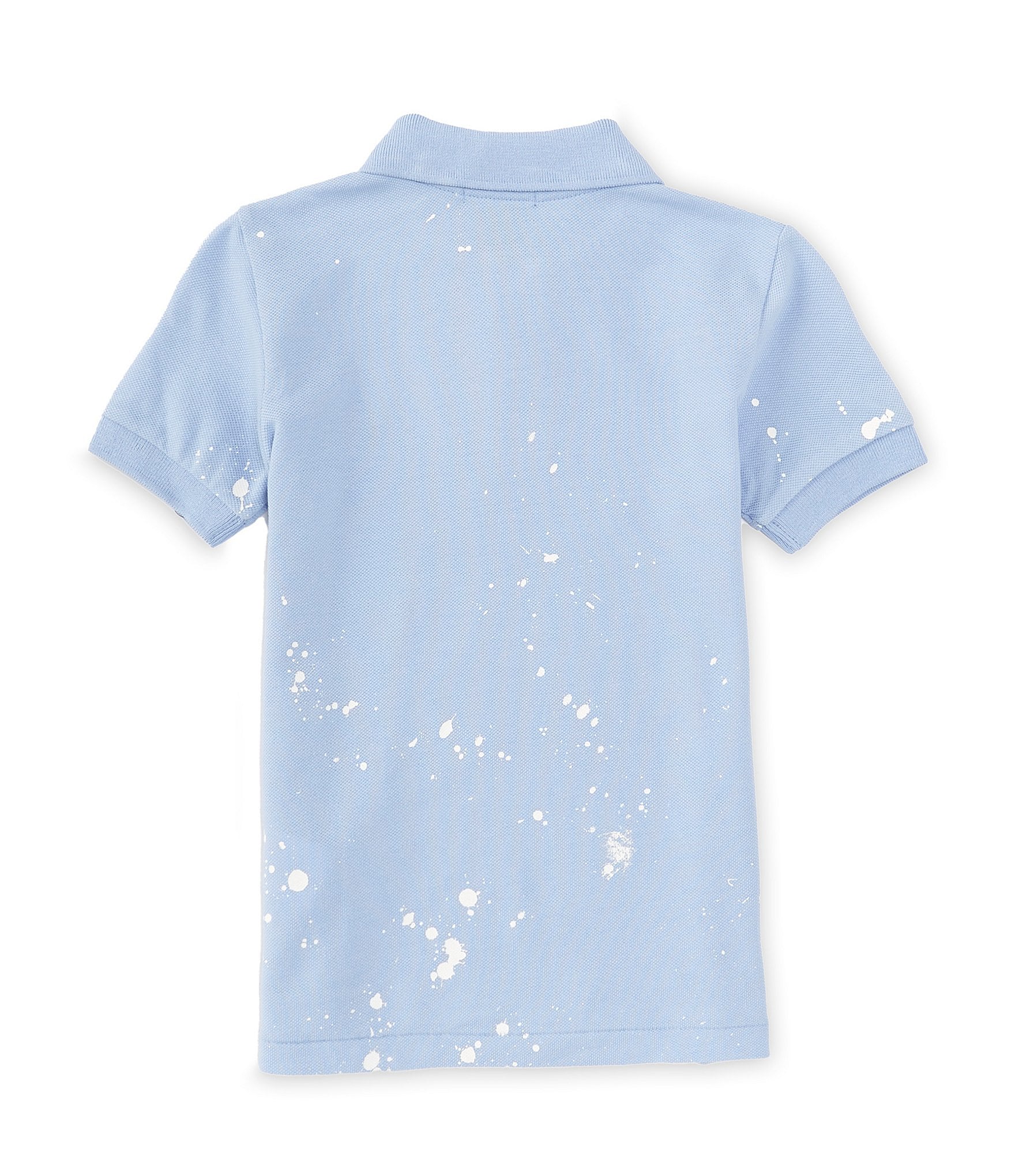 Polo Ralph Lauren Little Boys 2T-7 Short-Sleeve Paint-Splatter-Print Mesh Polo Shirt