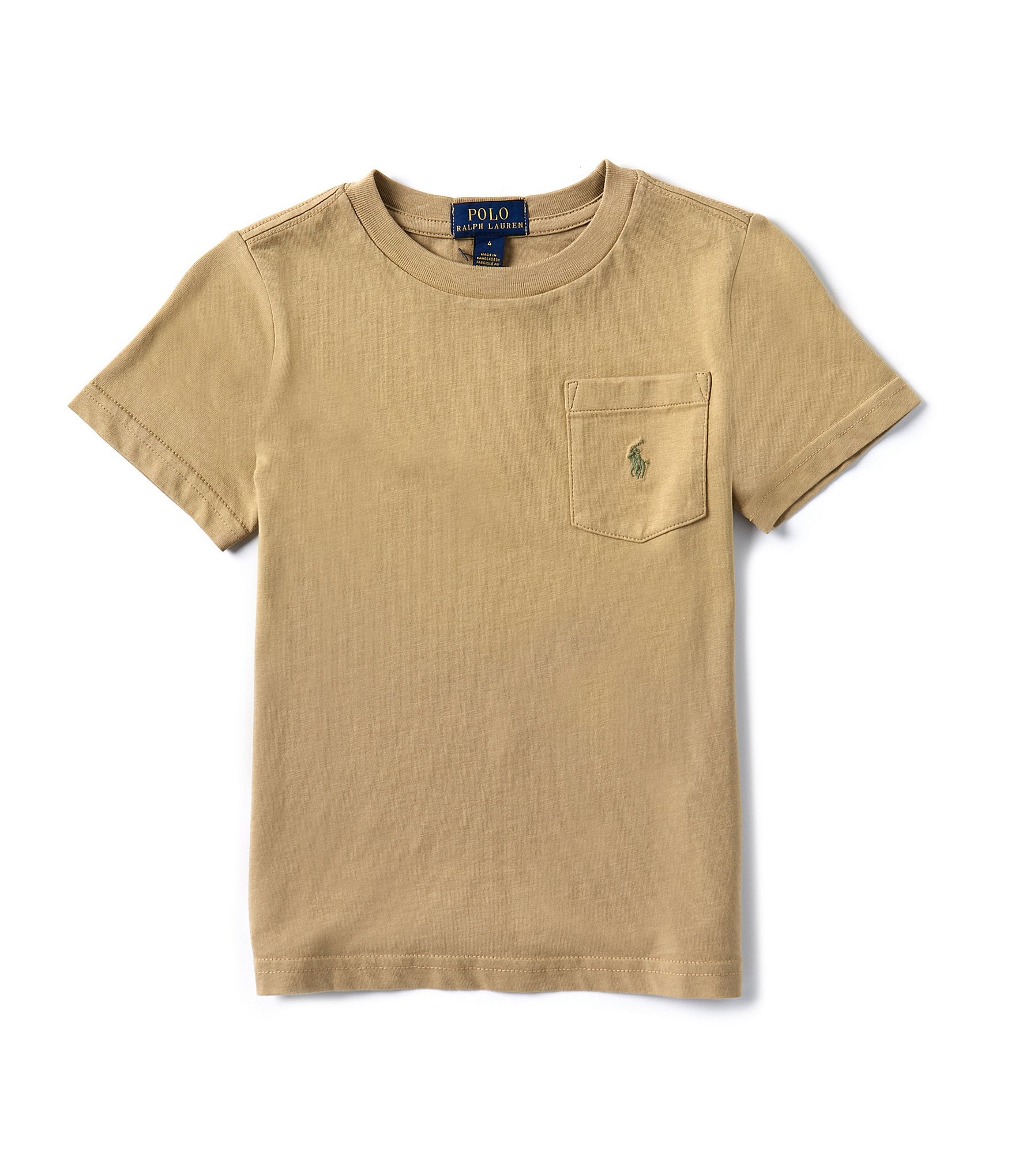 Polo Ralph Lauren Little Boys 2T-7 Short-Sleeve Pocket Jersey T-Shirt