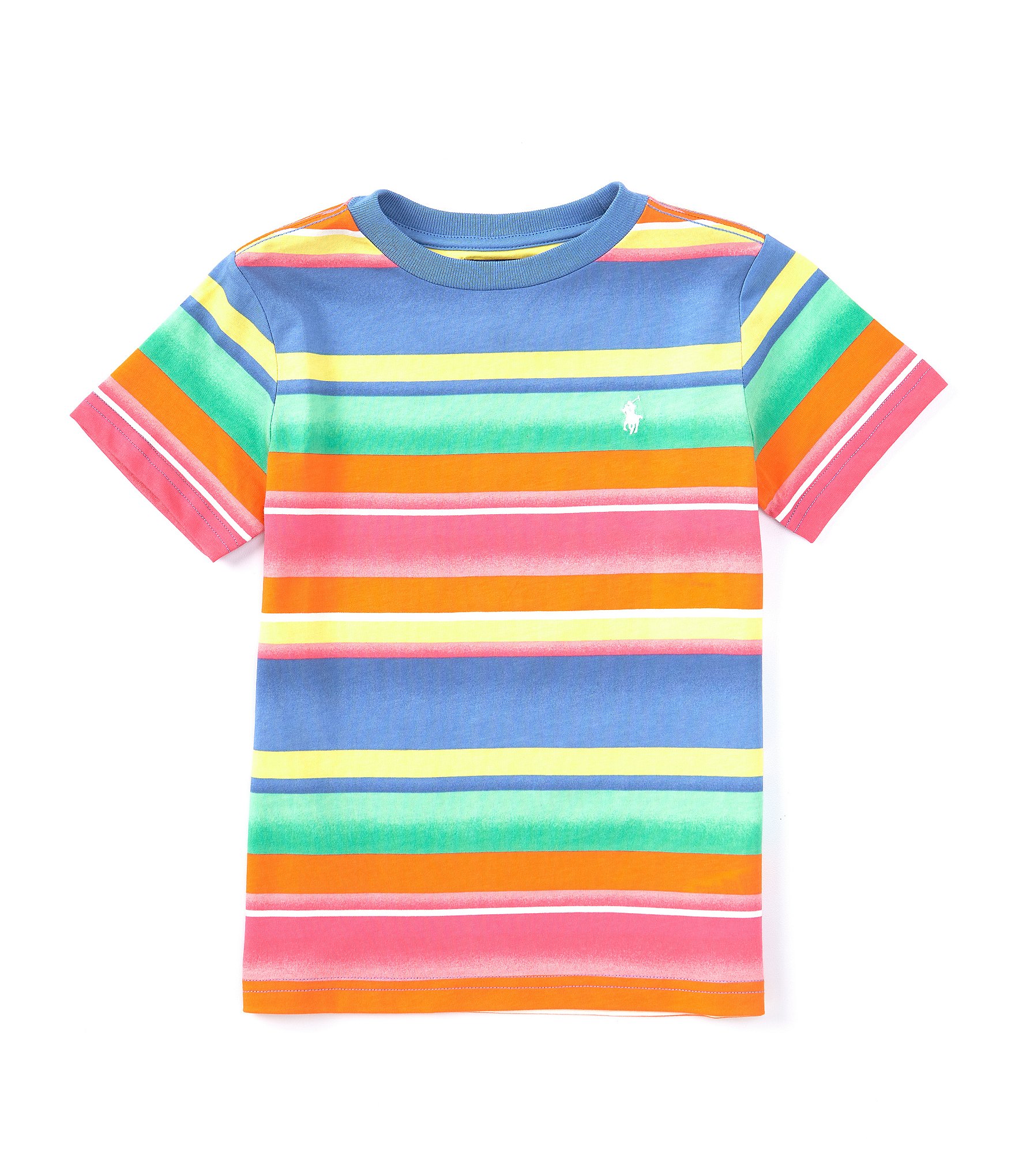 Polo Ralph Lauren Little Boys 2T-7 Short Sleeve Stripe Cotton Jersey T ...