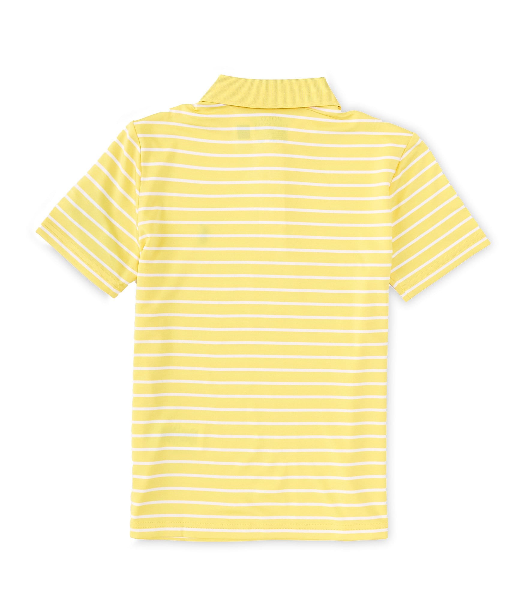 Polo Ralph Lauren Little Boys 2T-7 Short Sleeve Striped Performance Jersey Polo Shirt