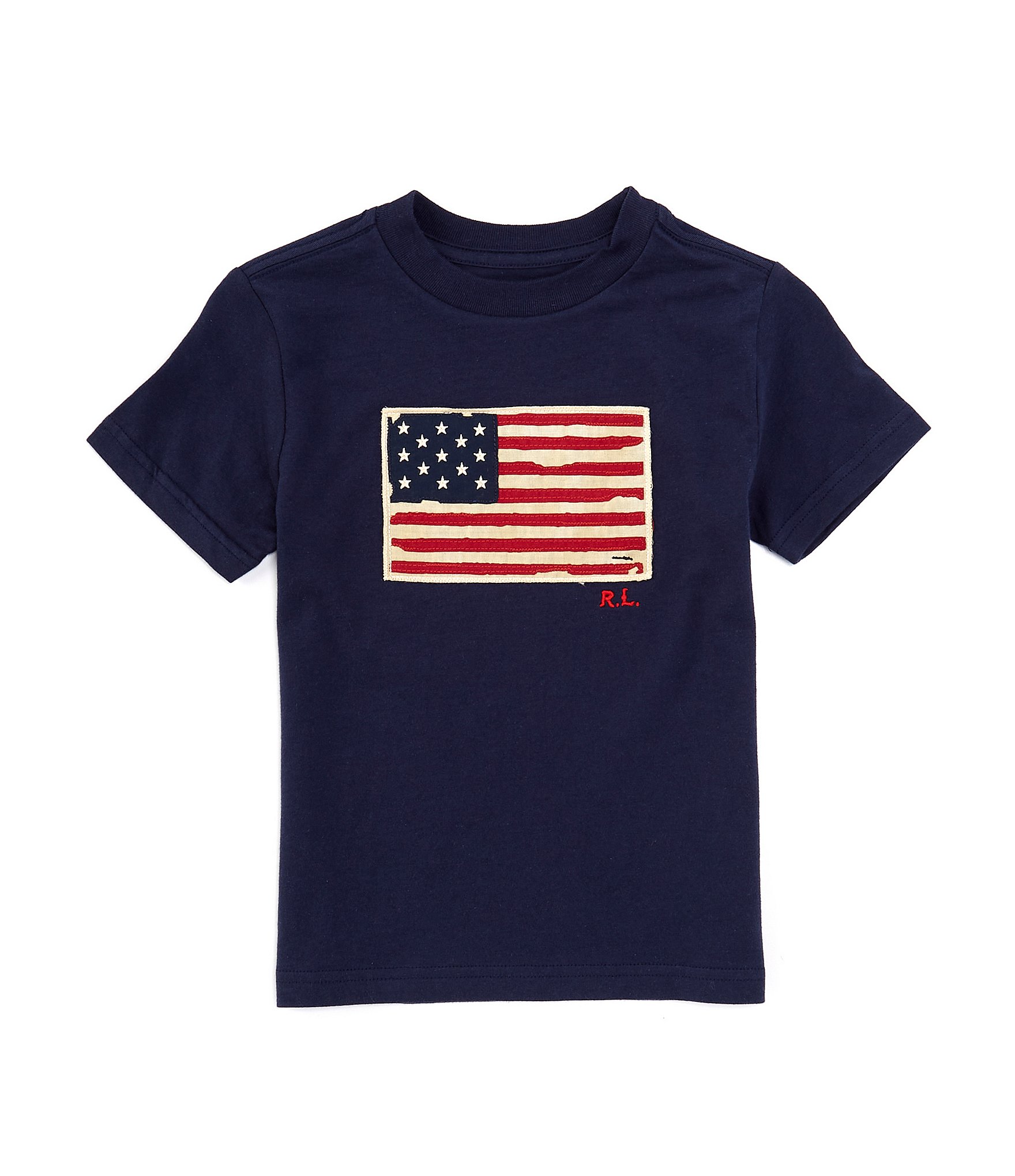 Polo Ralph Lauren Little Boys 2T-7 Short Sleeve U.S. Flag Graphic T ...