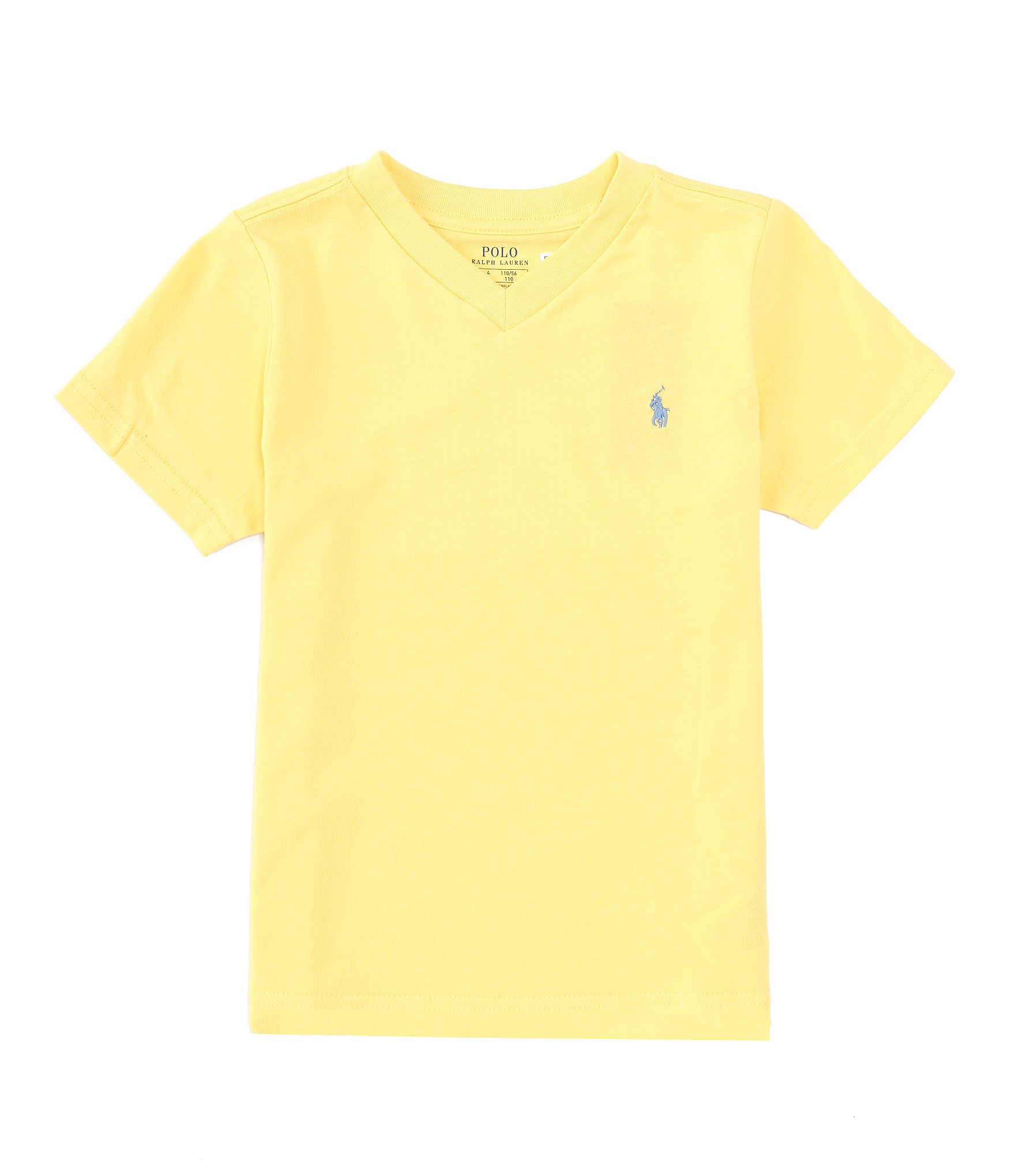 Polo Ralph Lauren Little Boys 2T-7 Short Sleeve V-Neck Jersey T-Shirt ...