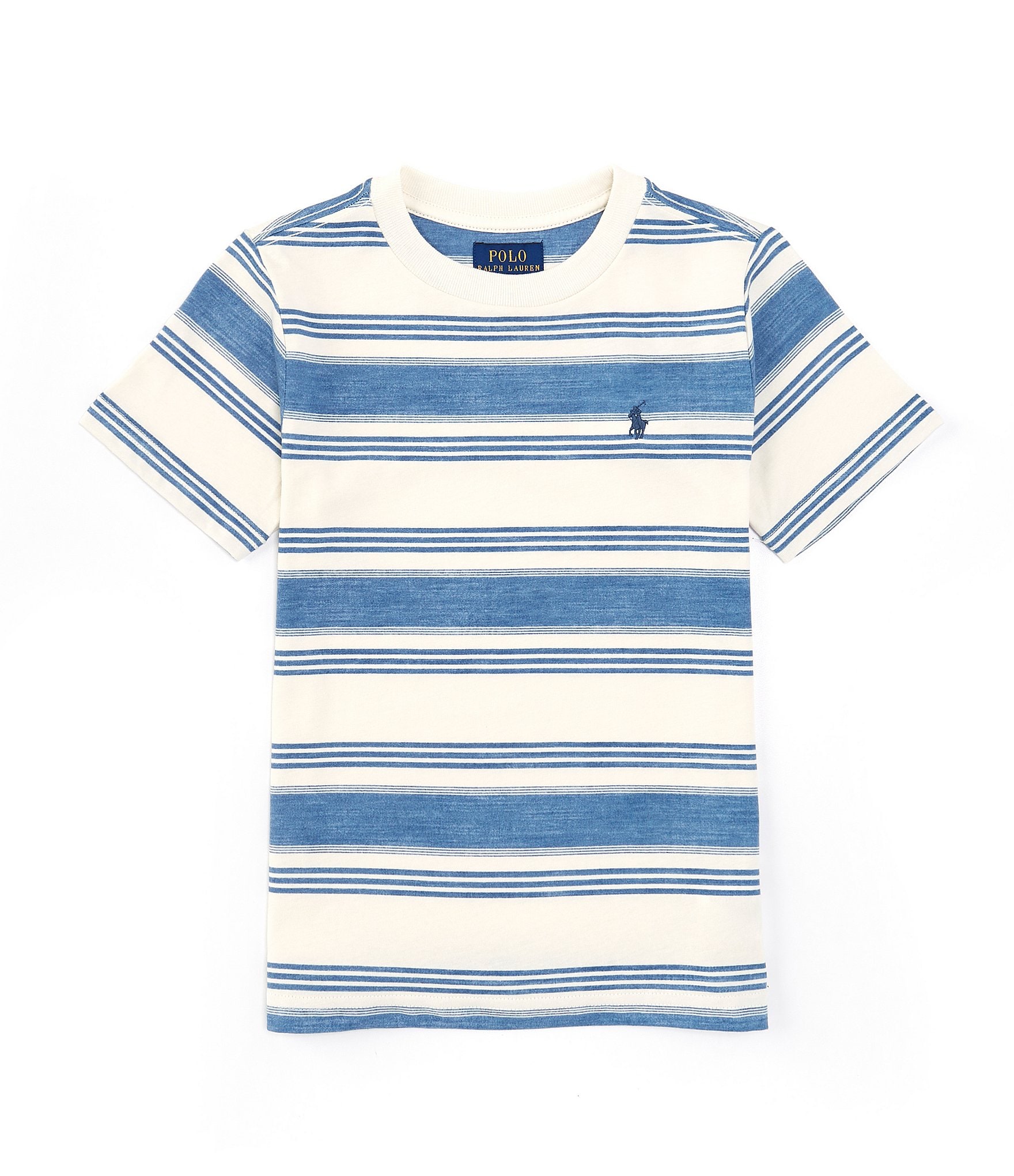 Polo Ralph Lauren Little Boys 2T-7 Striped Cotton Jersey T-Shirt ...