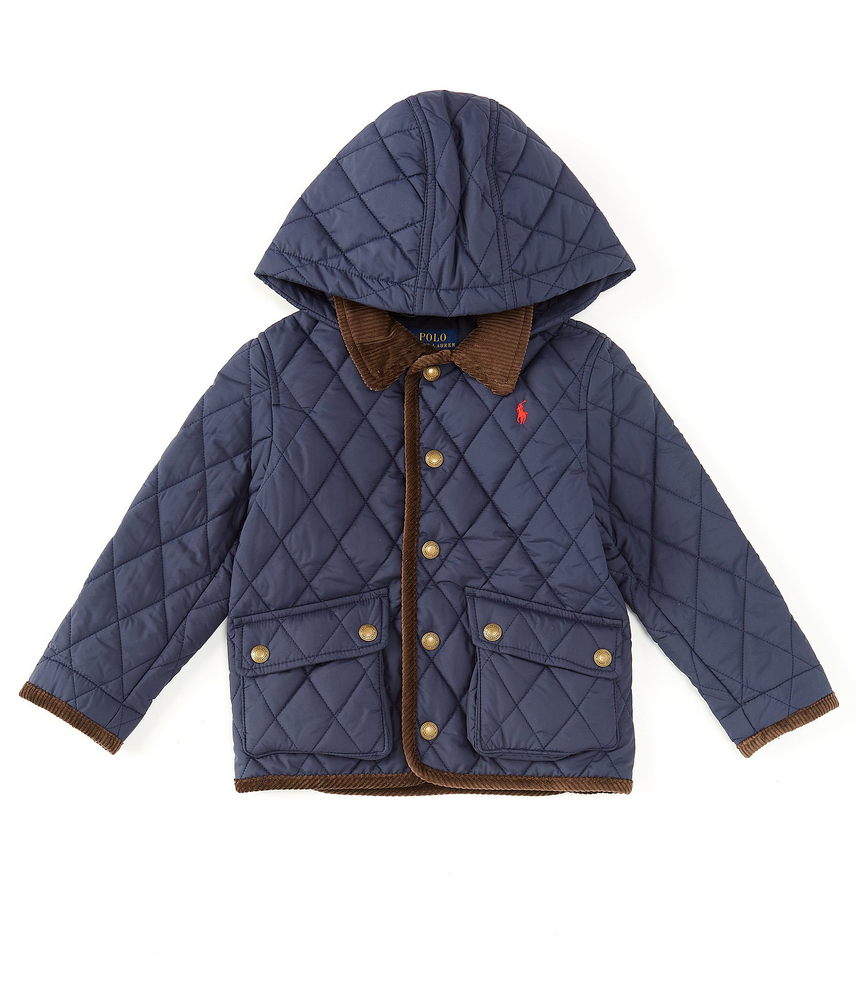 Polo Ralph Lauren Little Boys 2T-7 Water-Repellent Hooded Barn Jacket |  Dillard's