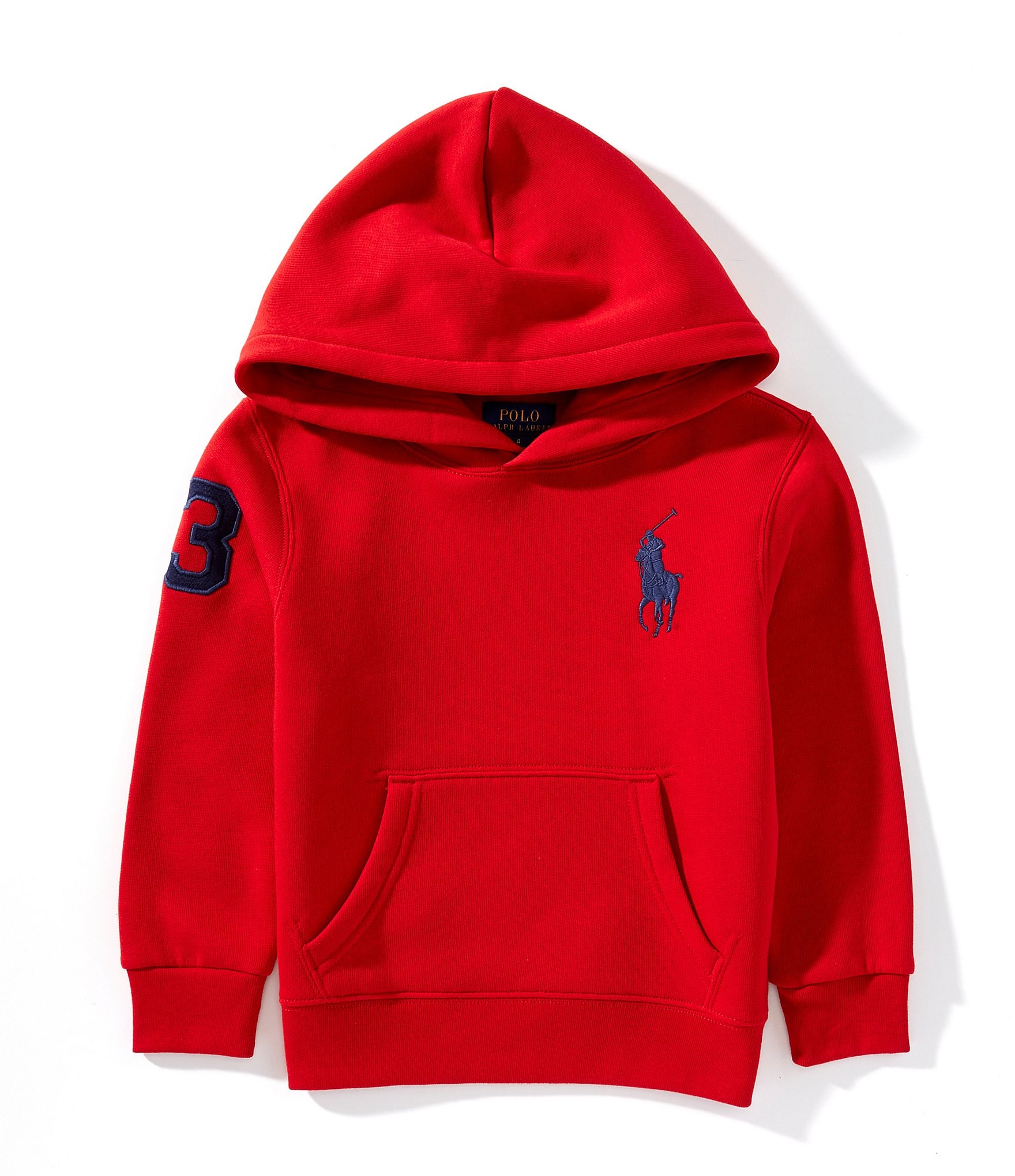 Polo Ralph Lauren Little Boys Long-Sleeve Big Pony Fleece Hoodie
