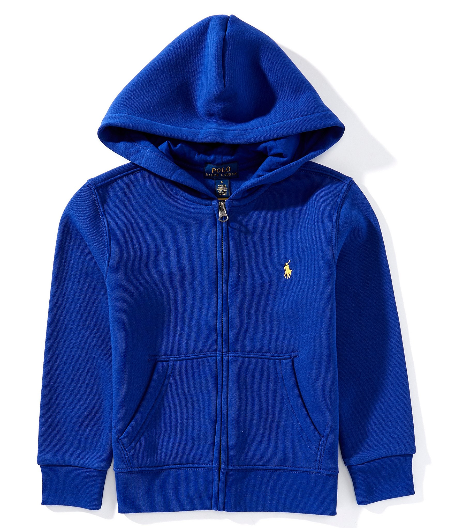 Polo Ralph Lauren Little Boys Long-Sleeve Full-Zip Fleece Hooded Jacket