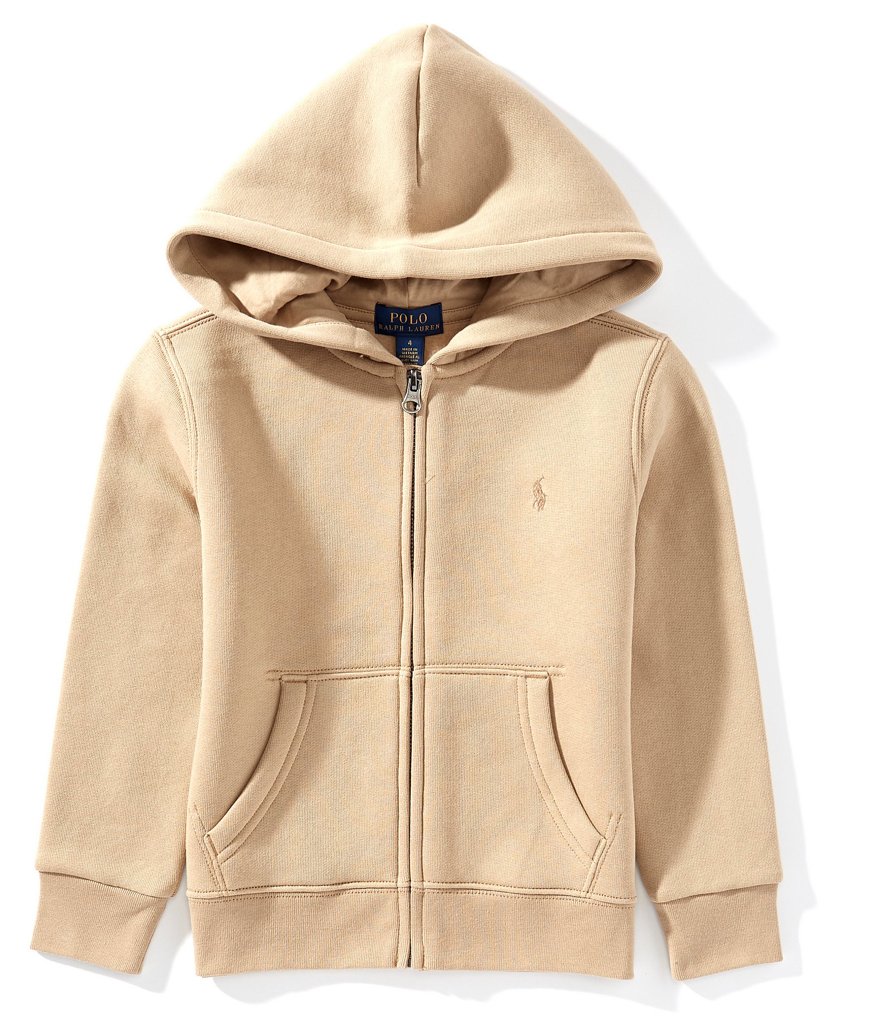 Polo Ralph Lauren Little Boys Long-Sleeve Full-Zip Fleece Hooded Jacket