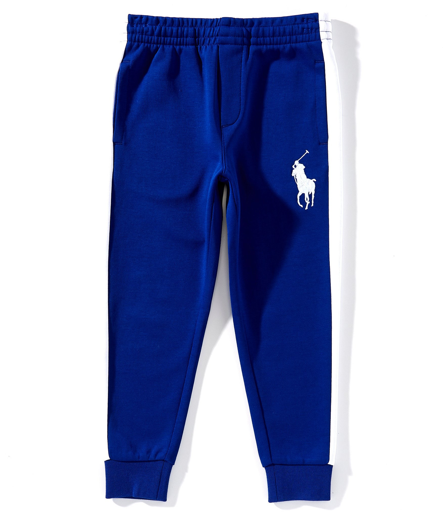 Polo Ralph Lauren Little Boys Striped Double-Knit Jogger Pants