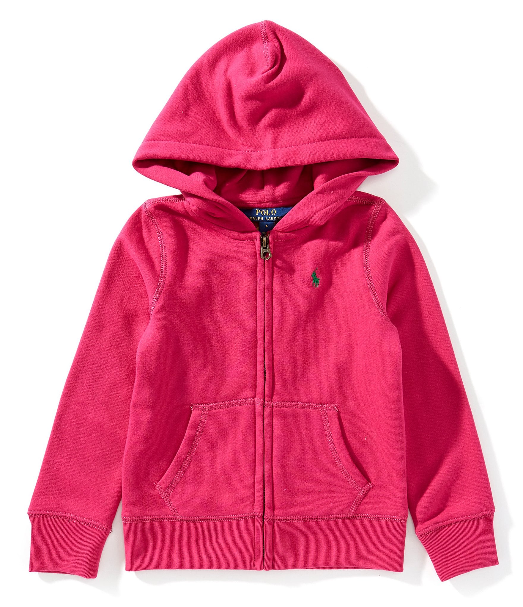 Polo Ralph Lauren Little Girls Long-Sleeve Fleece Hooded Jacket