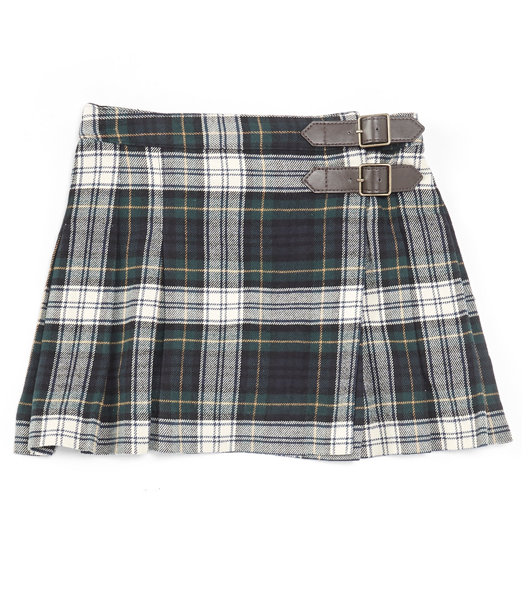 Polo Ralph Lauren Little Girls 2T-6X Plaid Pleated Twill Skirt | Dillard's