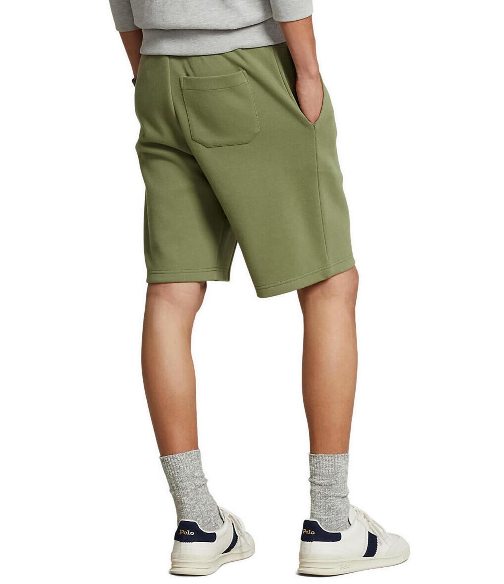 Polo Ralph Lauren Logo Double-Knit Mesh 9#double; Inseam Shorts