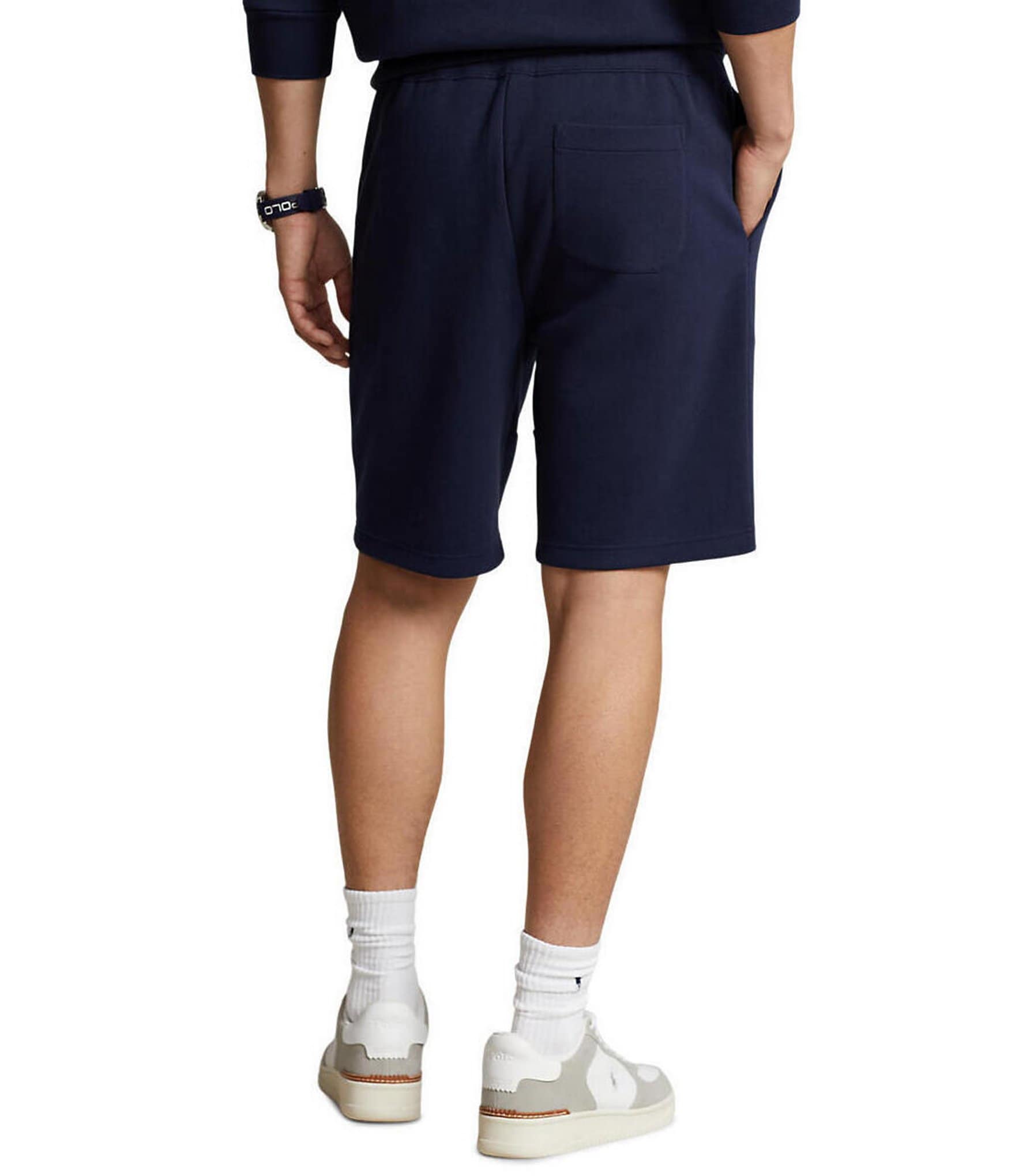 Polo Ralph Lauren Logo Double-Knit Mesh 9#double; Inseam Shorts