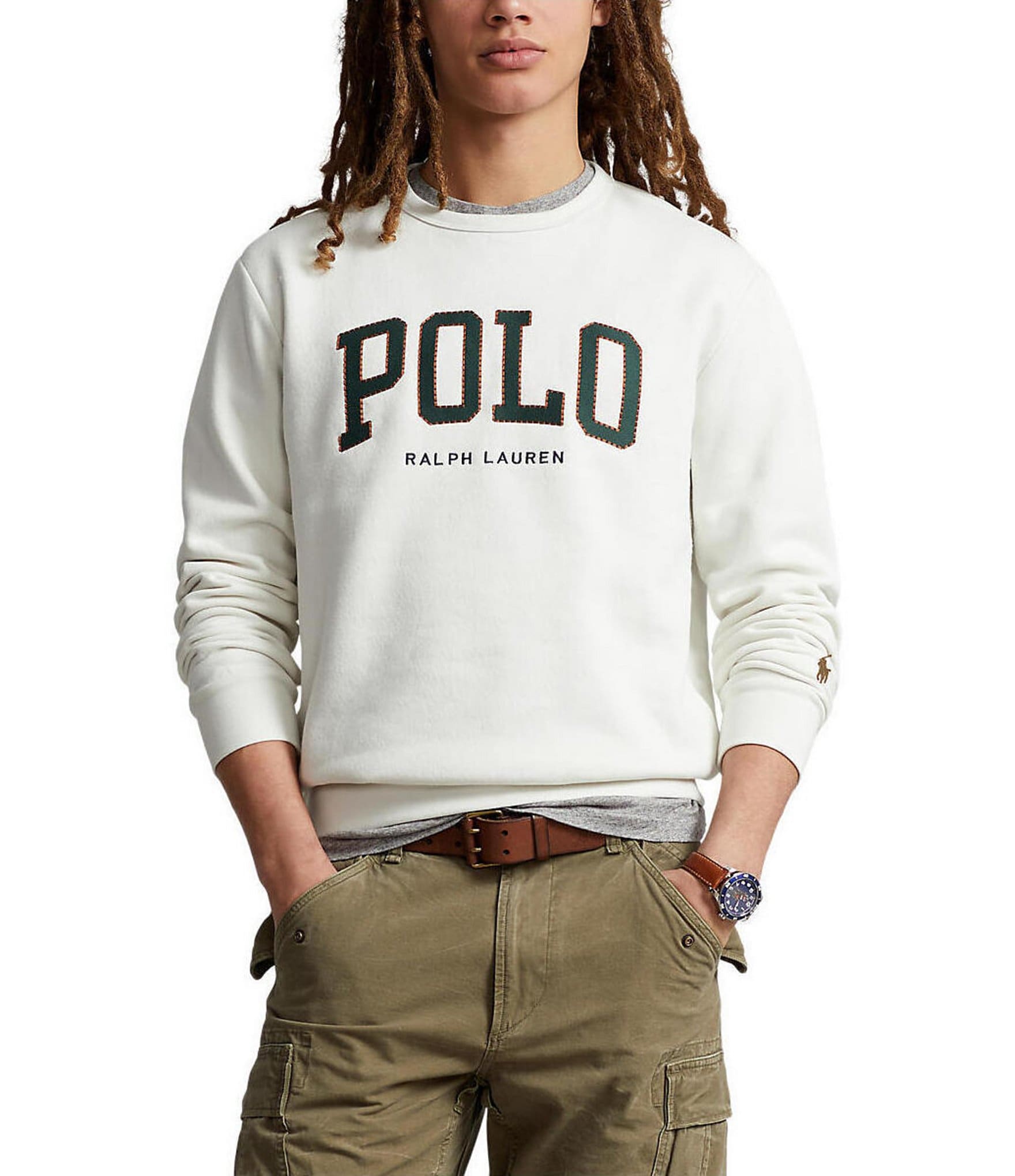 Polo Ralph Lauren White hoody with logo