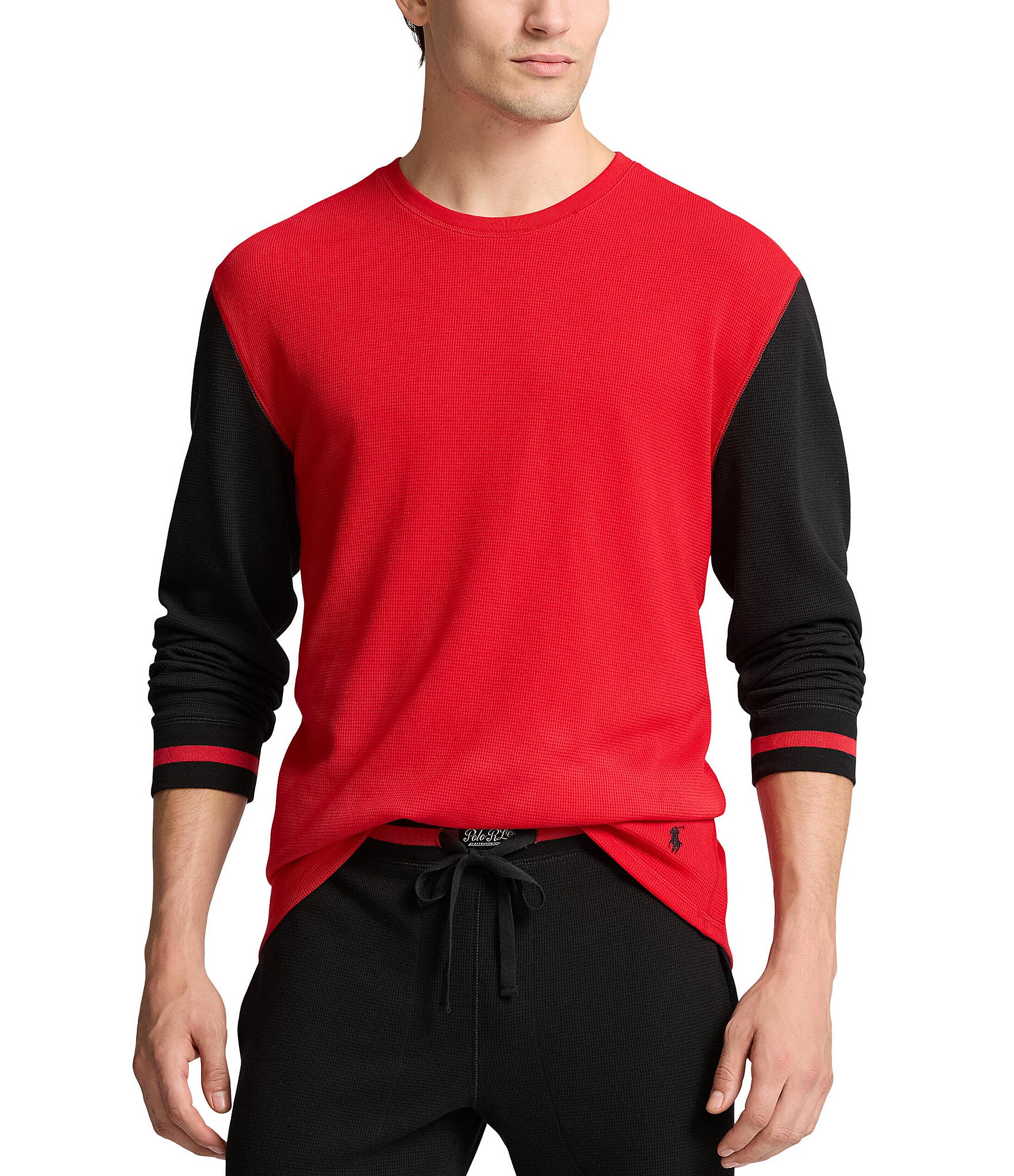 Ralph lauren waffle knit long sleeve online