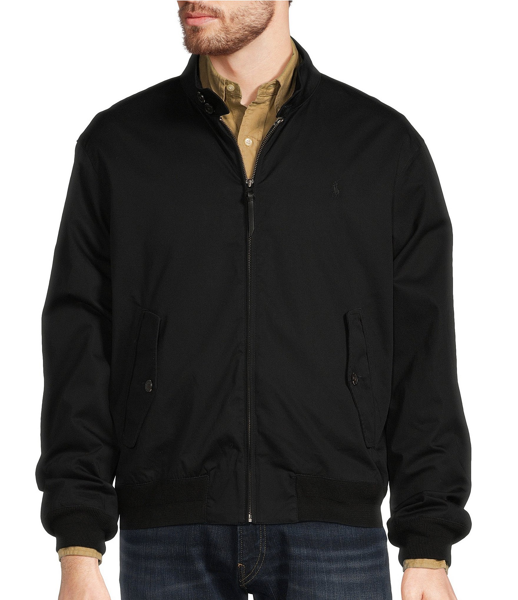 Jacket Polo Ralph Lauren Black size L International in Cotton - 38979969