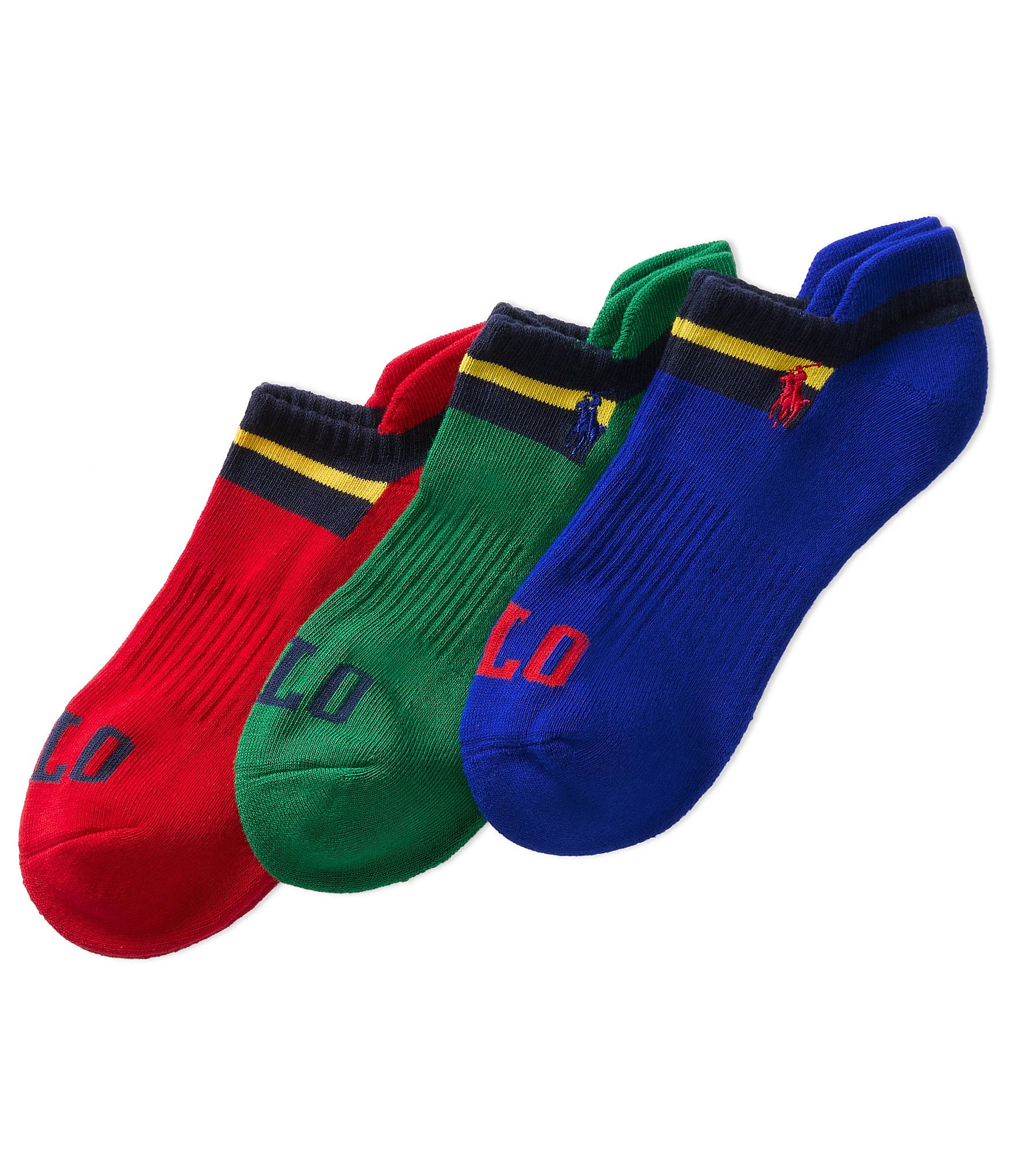 Polo Ralph Lauren Low-Cut Socks 3-Pack