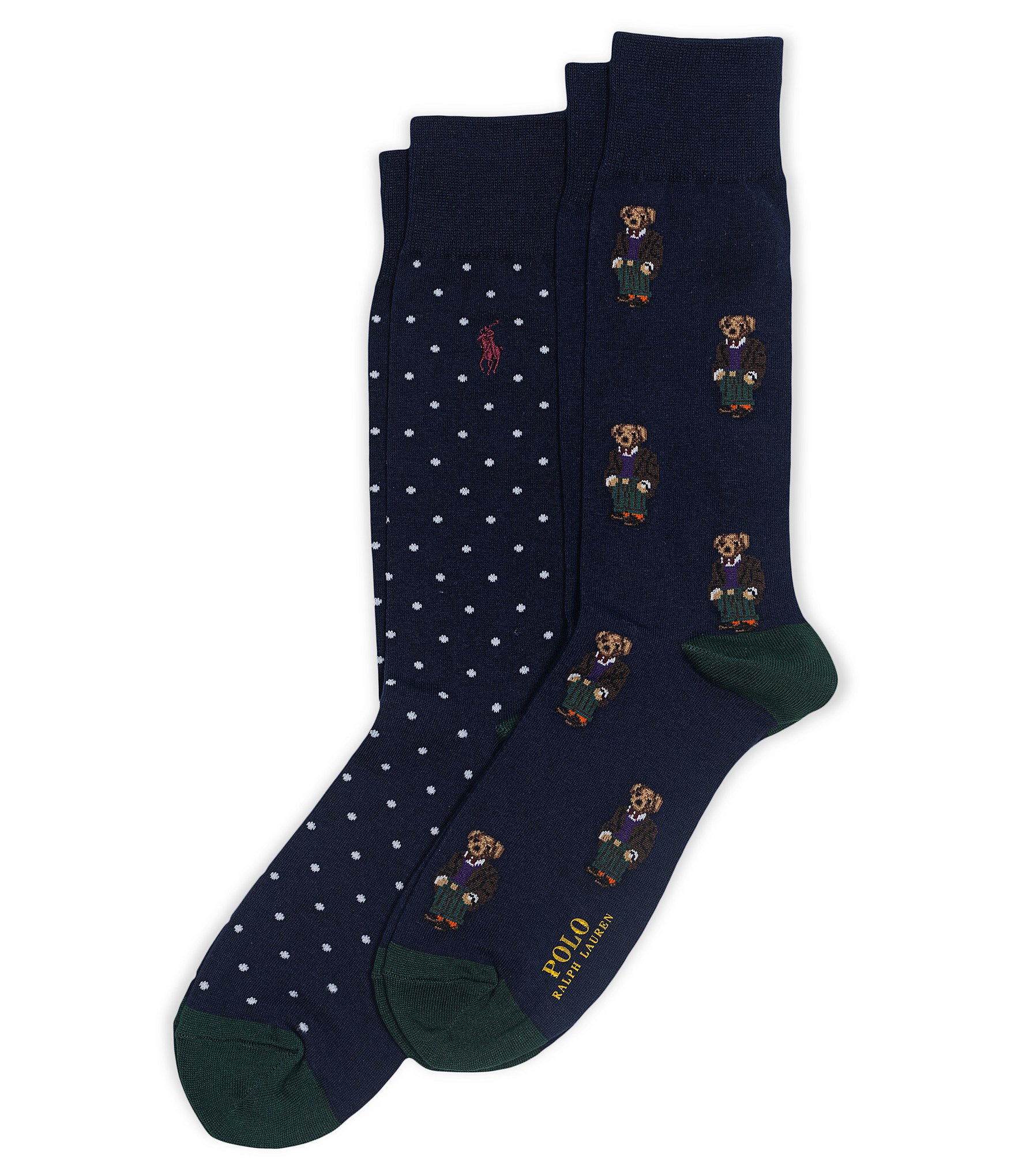 Polo Ralph Lauren Madison Tweed Dress Socks 2-Pack | Dillard's