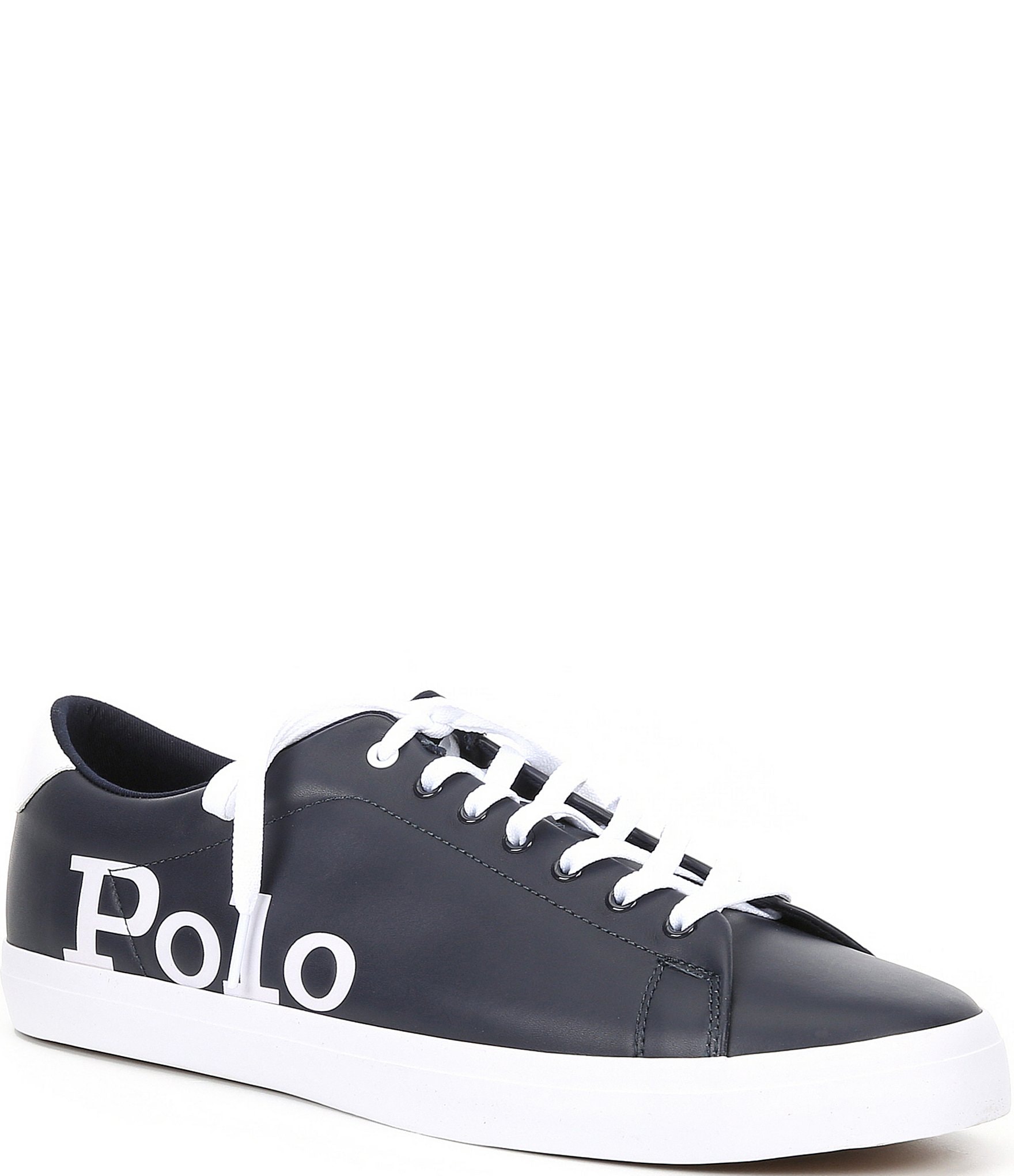 Polo Ralph Lauren Longwood Leather Sneakers with Pony Logo