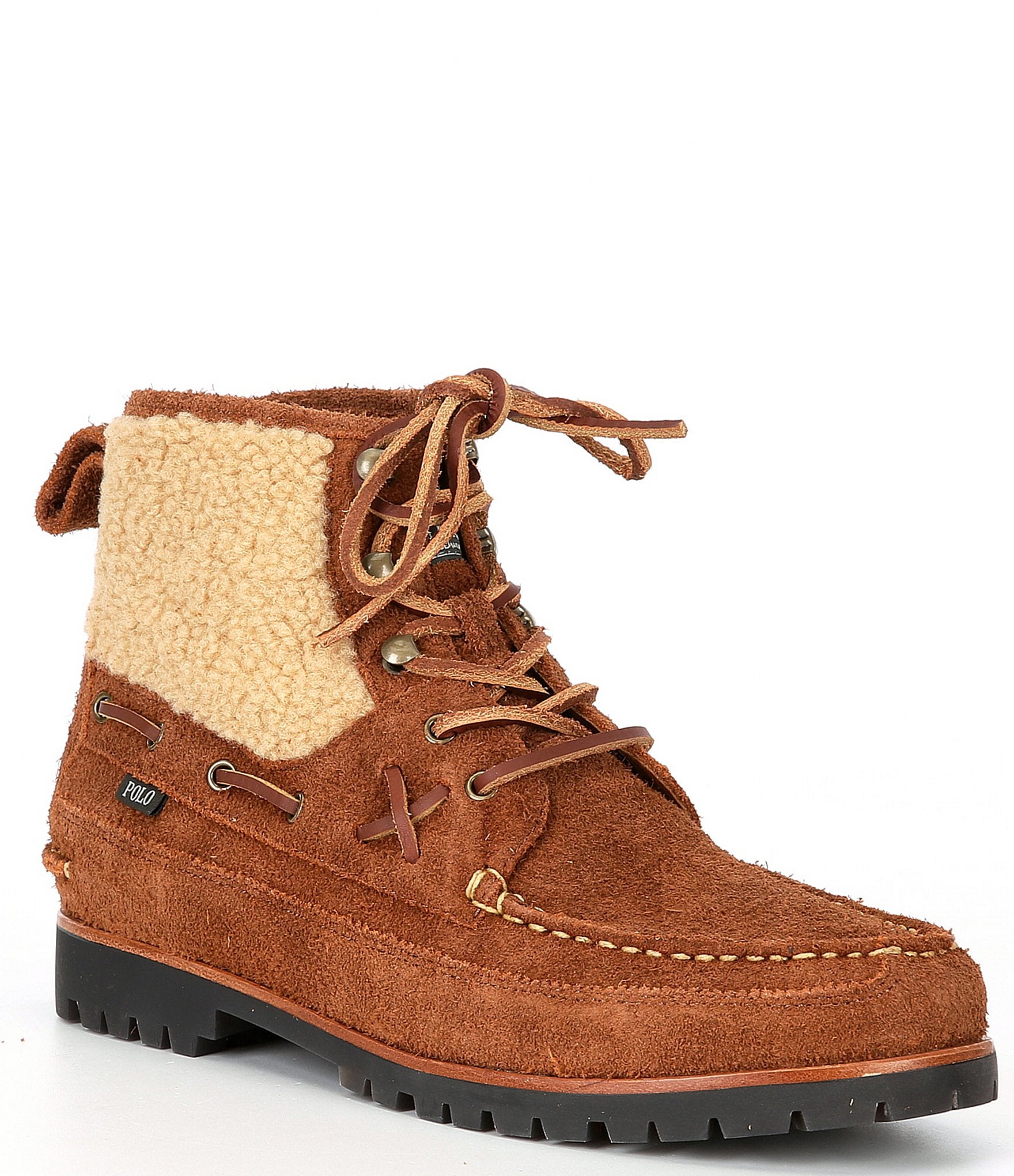 Polo Ralph Lauren Men's Ranger Mid Suede and Faux-Shearling Boots |  Dillard's